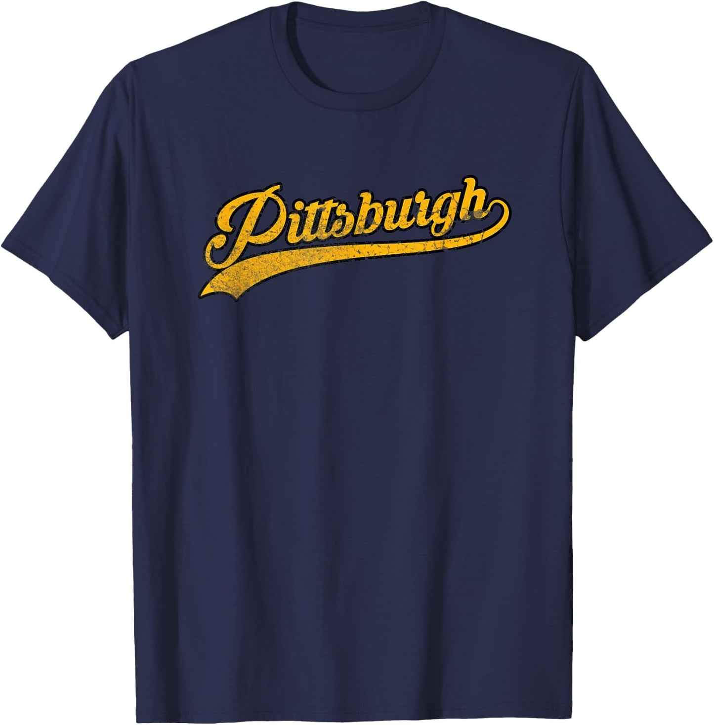 Pittsburgh vintage city T-Shirt - T-Shirt | Navy