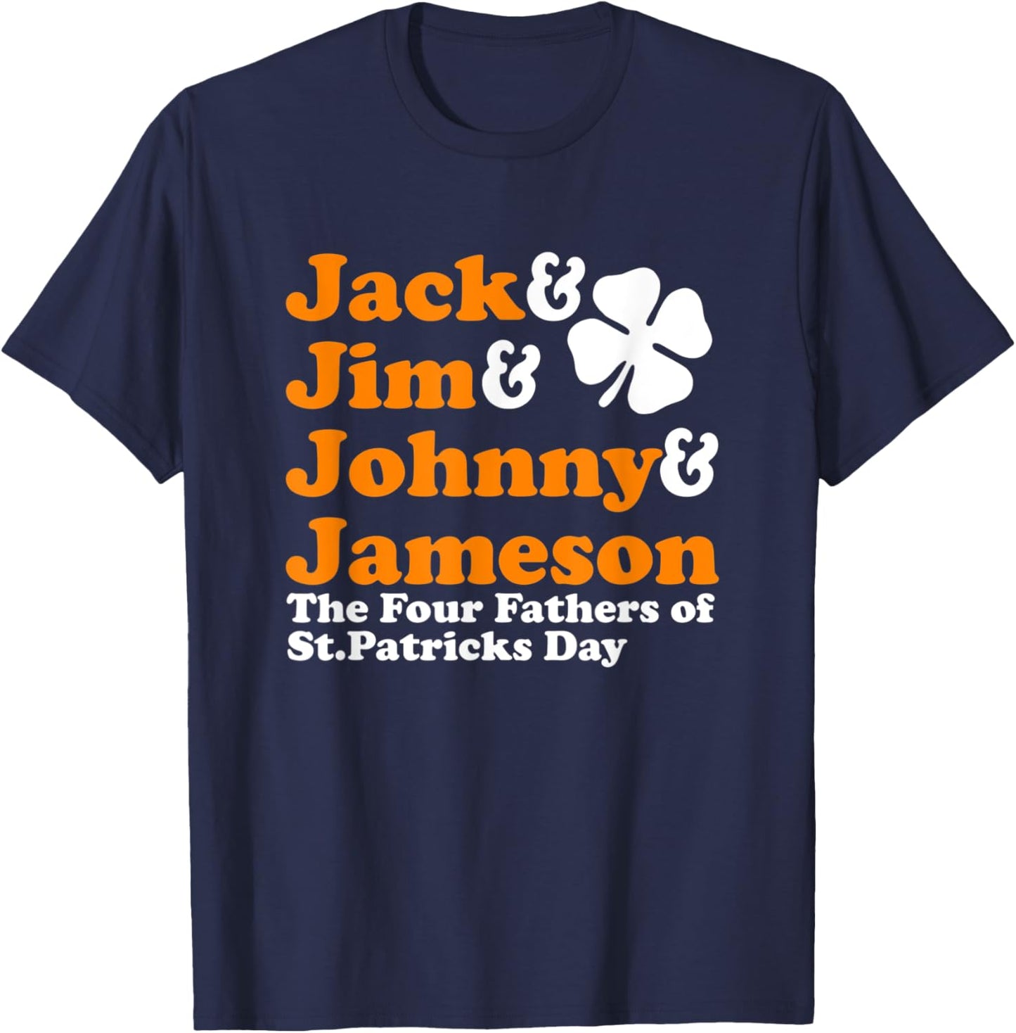 Funny St. Patricks Day Drinking T-Shirt - T-Shirt | Navy