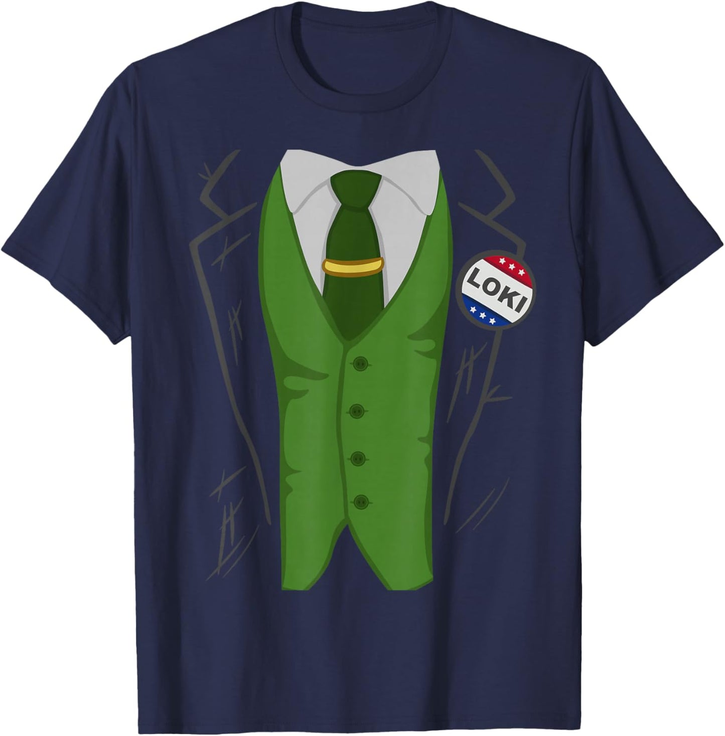 Marvel Loki President Loki Costume T-Shirt - T-Shirt | Navy