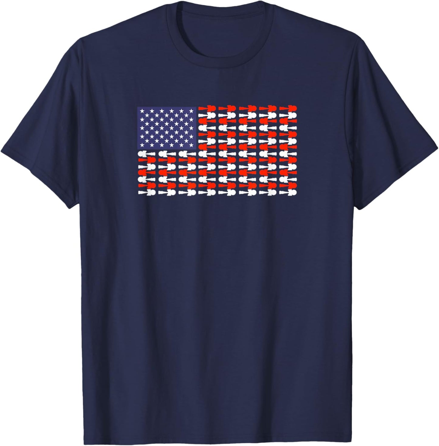 Kendama USA American Flag, Spirit Of Kendama T-Shirt - T-Shirt | Navy