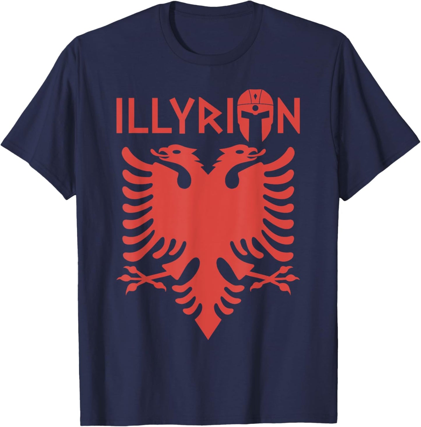 Illyrians Albania Albania Shqipëria Tirana Albanians T-Shirt - T-Shirt | Navy
