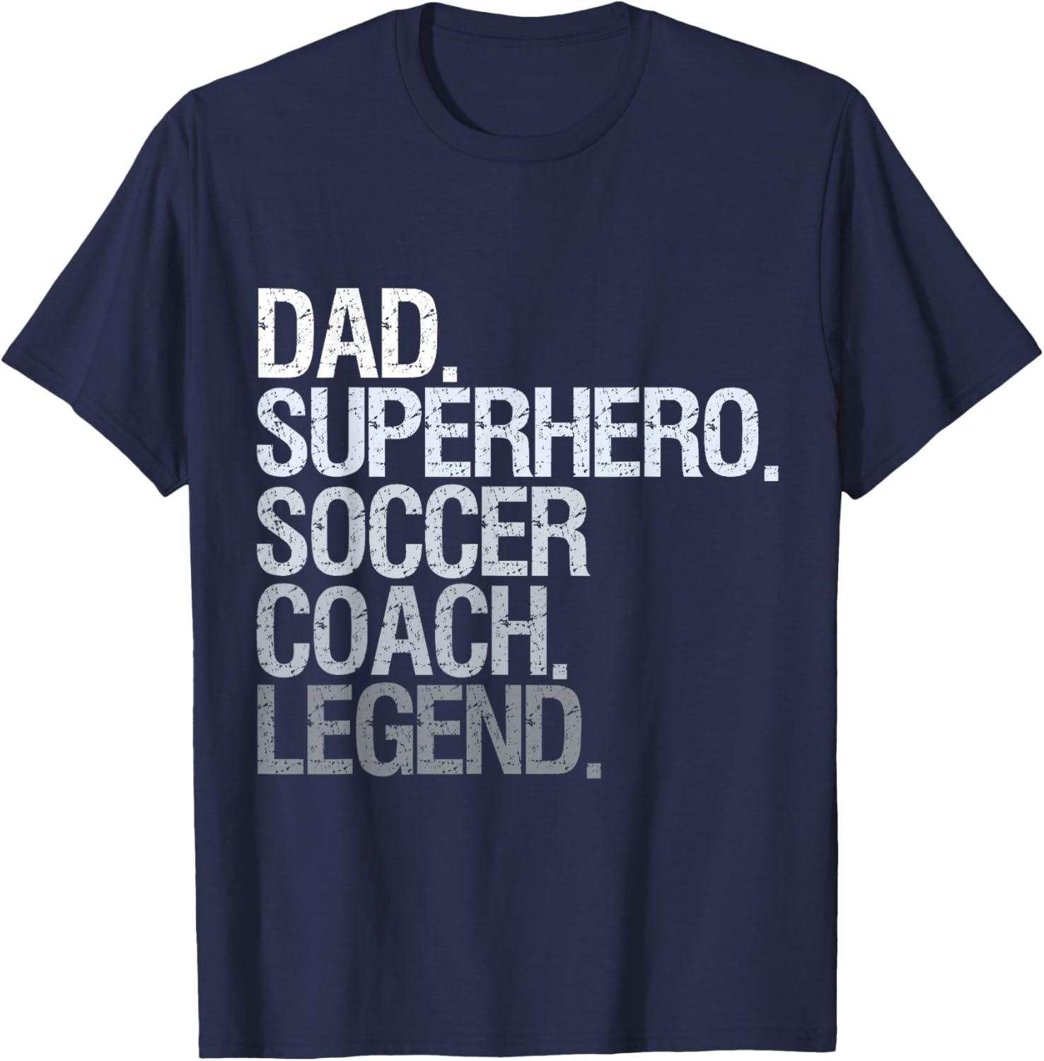 Soccer Coach dad T-Shirt - T-Shirt | Navy