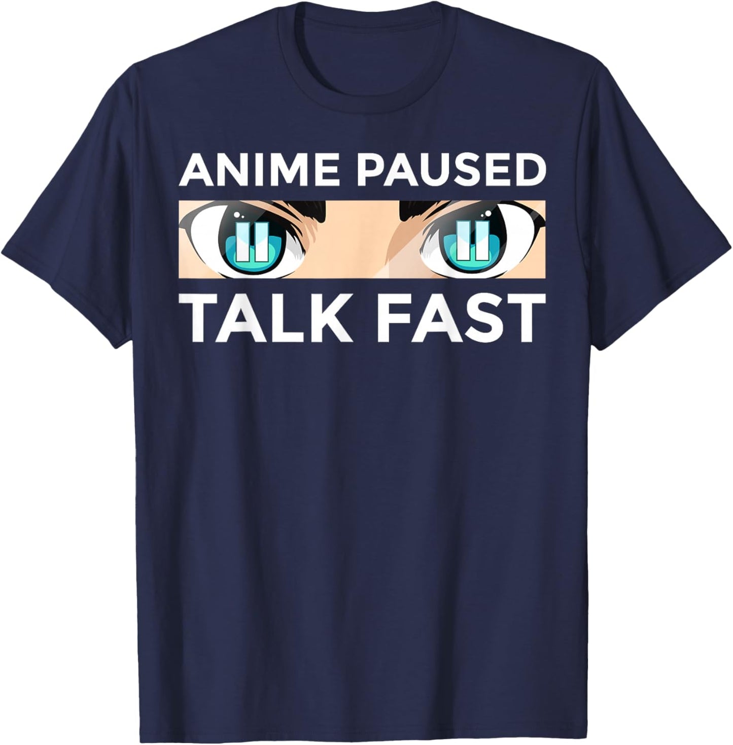 Anime Art Women Teen Girls Anime Merch Anime Lovers Small T-Shirt - T-Shirt | Navy