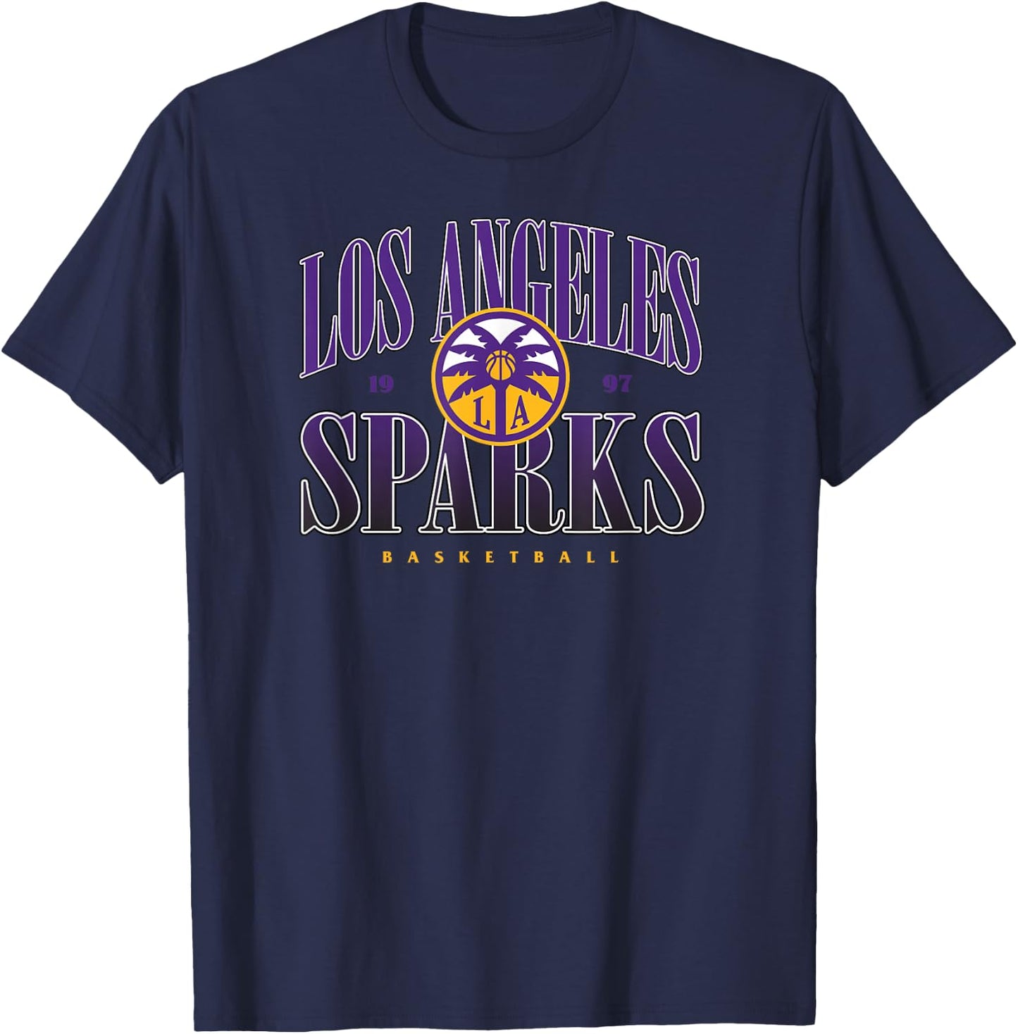 WNBA Los Angeles Sparks Courtside T-Shirt - T-Shirt | Navy