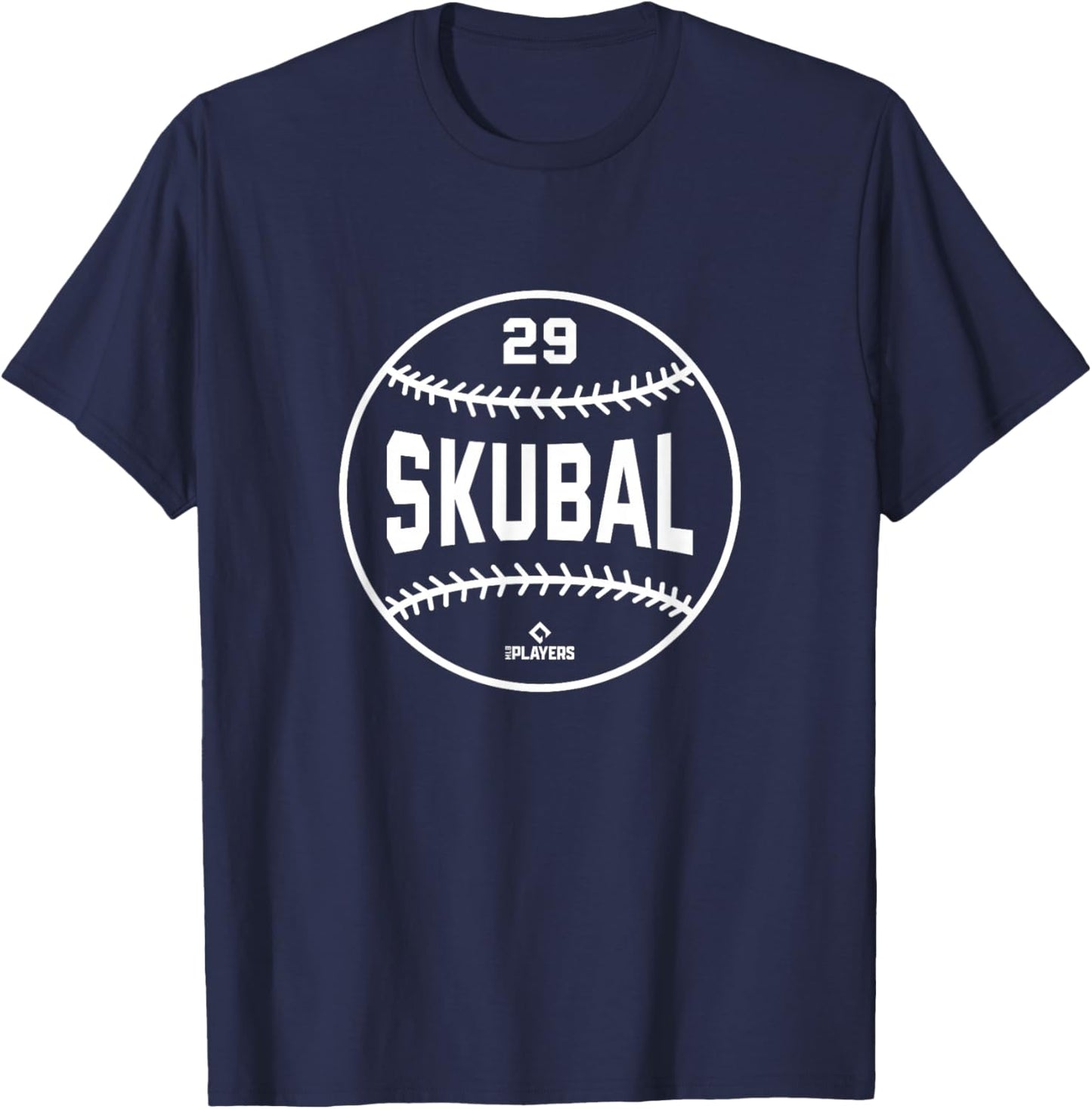 Tarik Skubal Baseball Detroit Michigan MLB Players MLBPA T-Shirt - T-Shirt | Navy