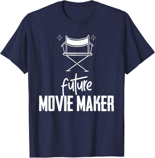 Funny Future Movie Maker for Student Director Filmmaker T-Shirt - T-Shirt | Navy