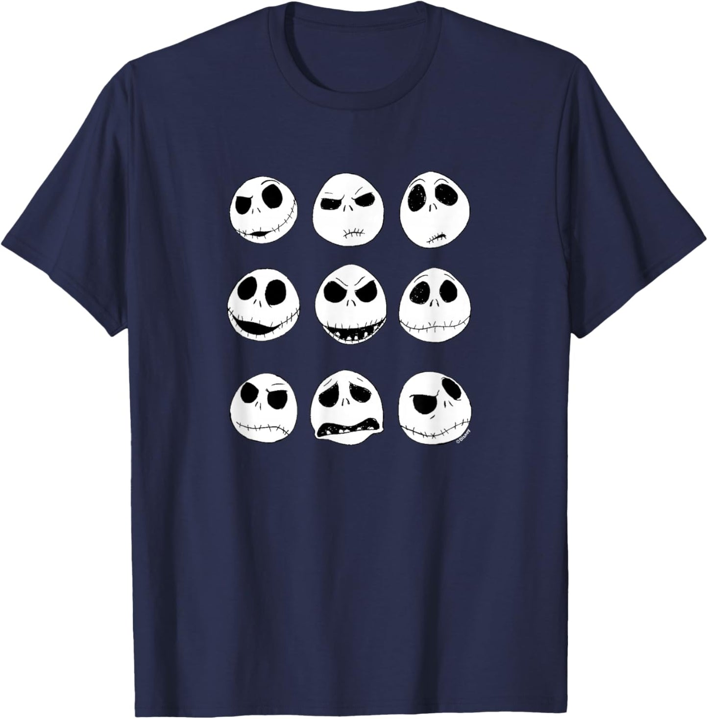 Jack Skellington Faces T-Shirt - T-Shirt | Navy