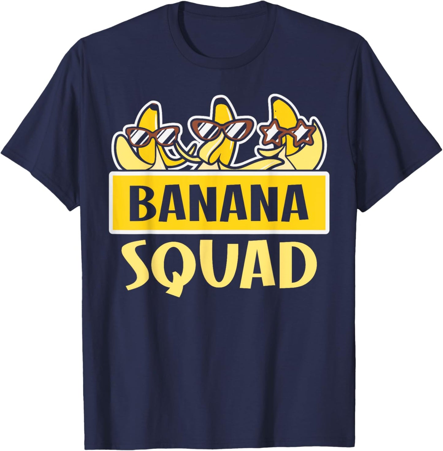 Funny Banana Squad Shirt That’s Bananas Halloween Costume T-Shirt - T-Shirt | Navy