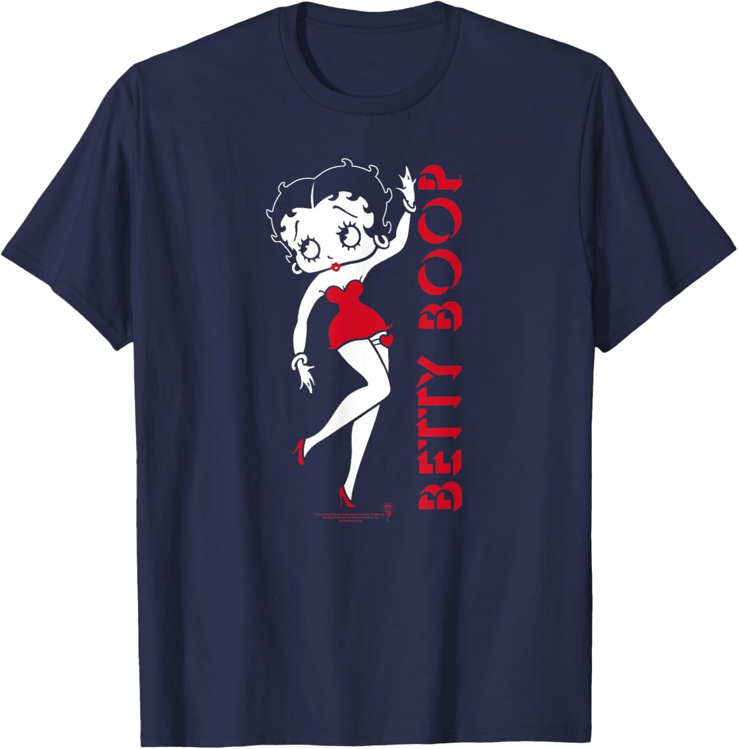 Betty Boop Classic Pose T-Shirt - T-Shirt | Navy