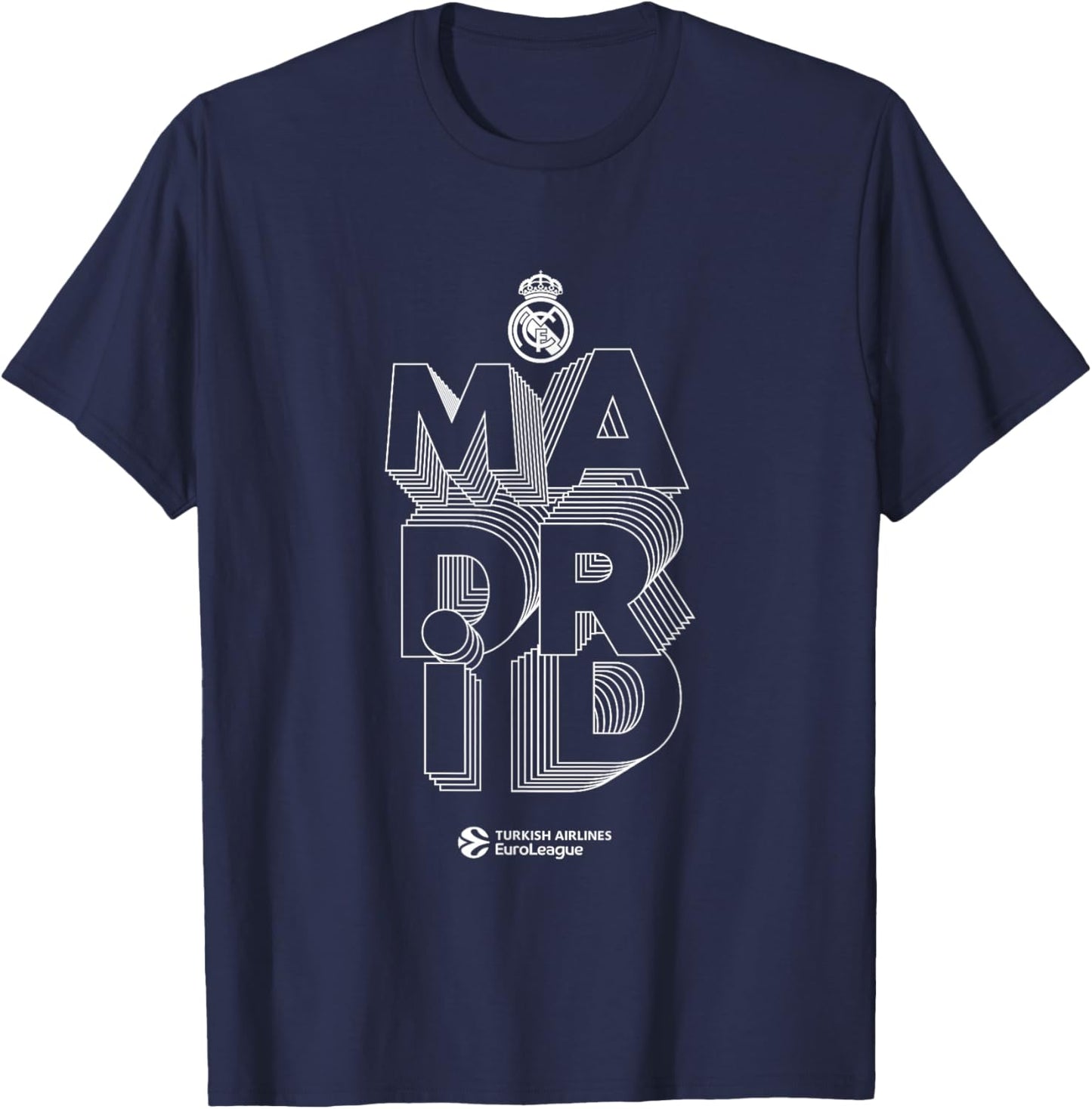 Real Madrid Collection WhiteLogo T-Shirt - T-Shirt | Navy