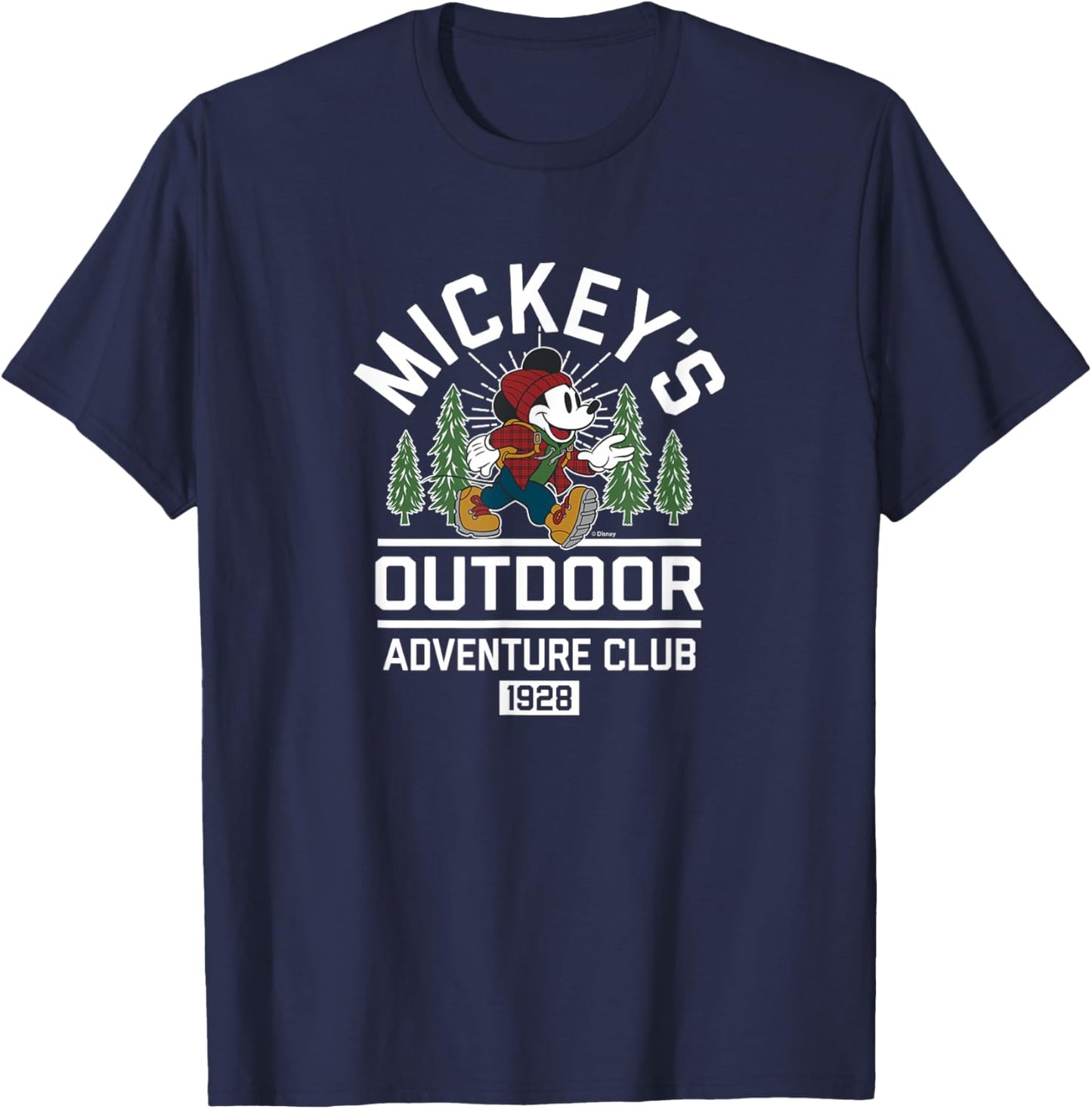 Mickey Mouse - Mickey's Outdoor Adventure Club T-Shirt - T-Shirt | Navy