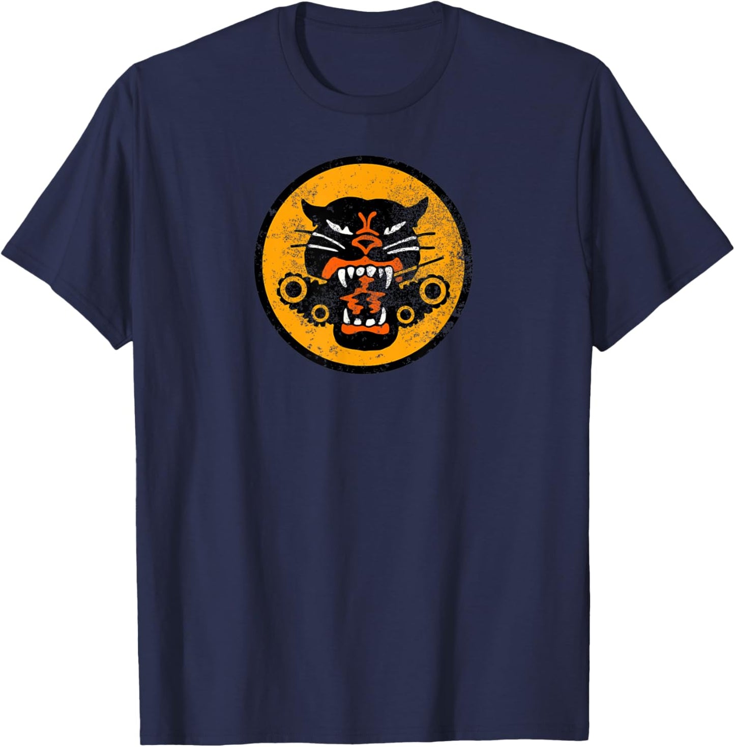 Tank Destroyer Battalion Patch (distressed) T-Shirt - T-Shirt | Navy