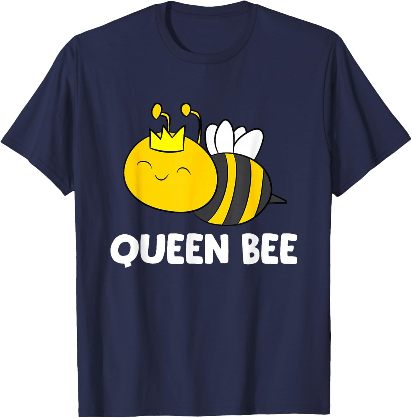 Queen Bee Love Bees Beekeeper Beekeeping T-Shirt - T-Shirt | Navy