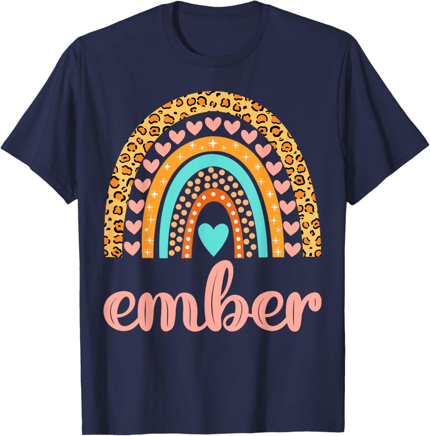 Ember Ember Name Birthday Shirt Gift T-Shirt - T-Shirt | Navy