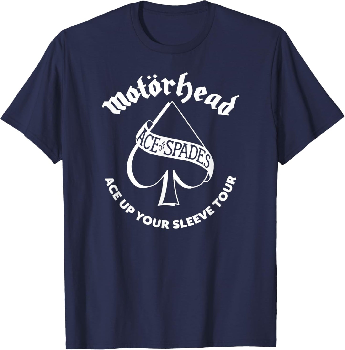 Motörhead – Ace Up Your Sleeve Tour 80 T-Shirt - T-Shirt | Navy