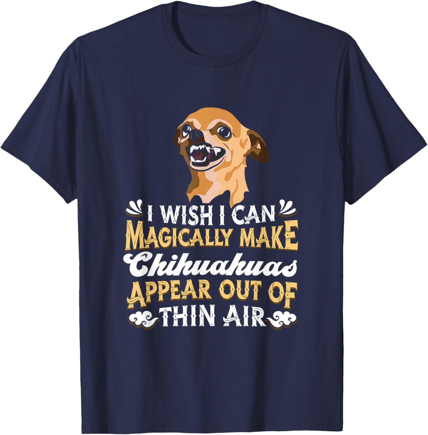 Chihuahua Dog Pet Owner - Dog Breed Magical Chihuahua Women Girls Kids T-Shirt - T-Shirt | Navy