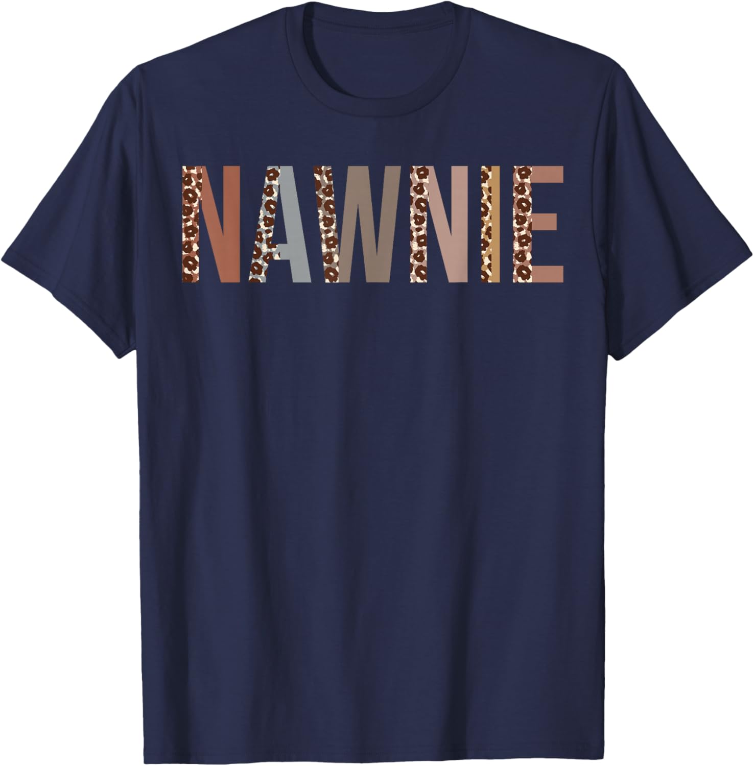 Leopard Nawnie Supplies Funny Back to School T-Shirt - T-Shirt | Navy