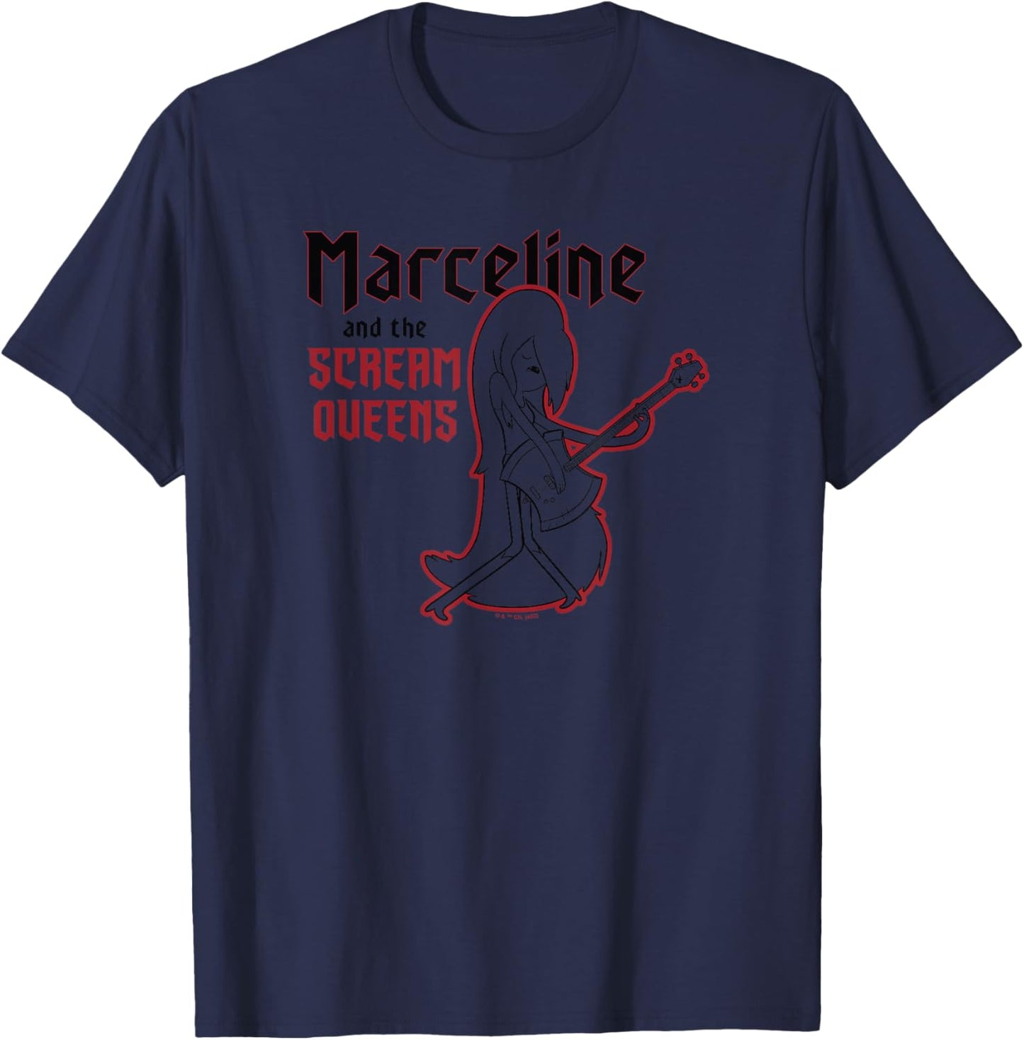 Adventure Time Marceline and the Scream Queens T-Shirt - T-Shirt | Navy
