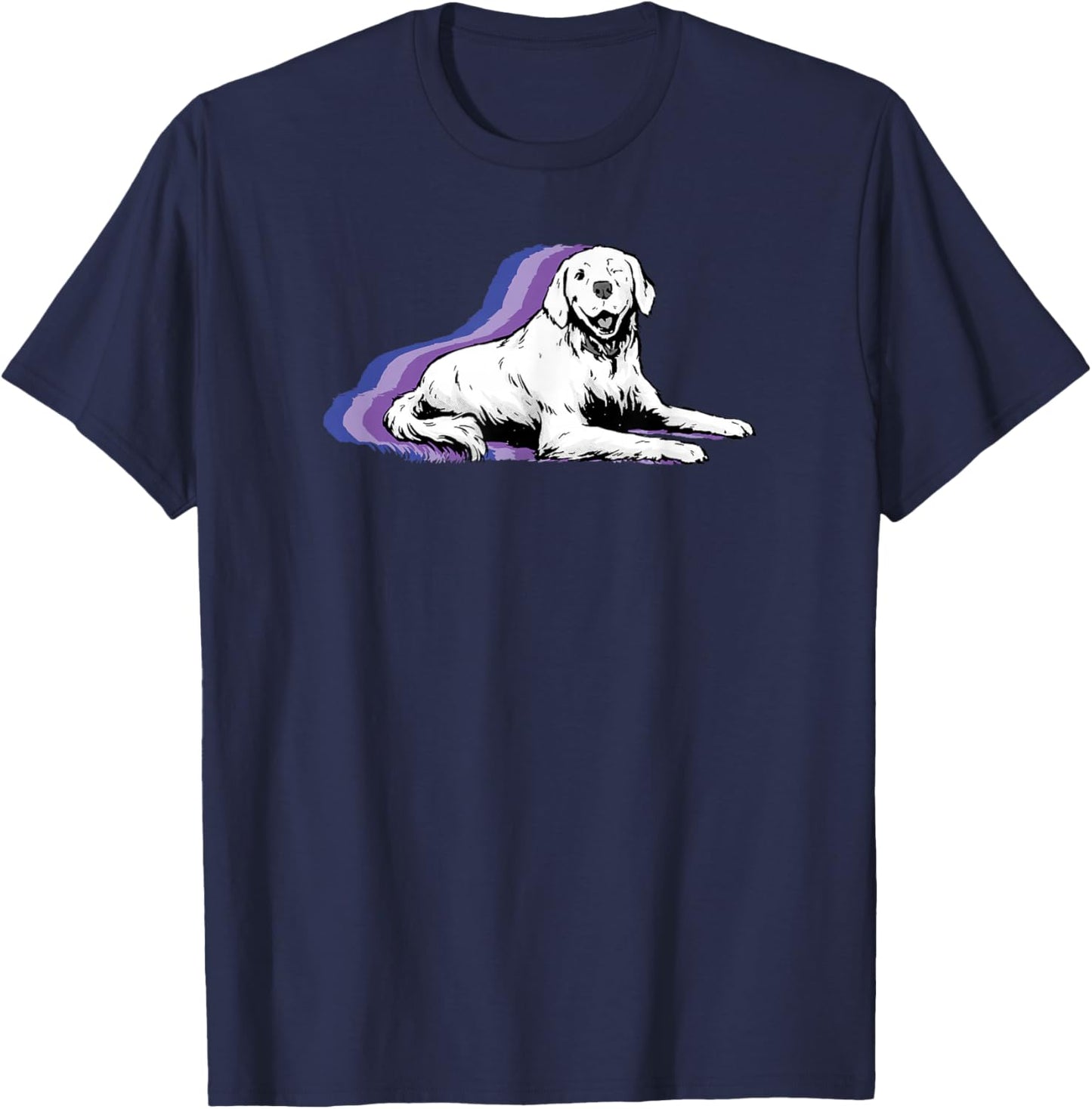 Marvel Hawkeye Disney Plus Lucky Afterimage T-Shirt - T-Shirt | Navy