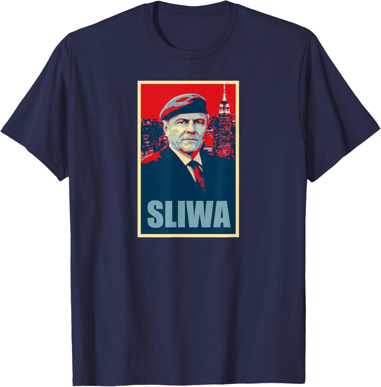 Sliwa For Mayor 2021 New York NYC T-Shirt - T-Shirt | Navy