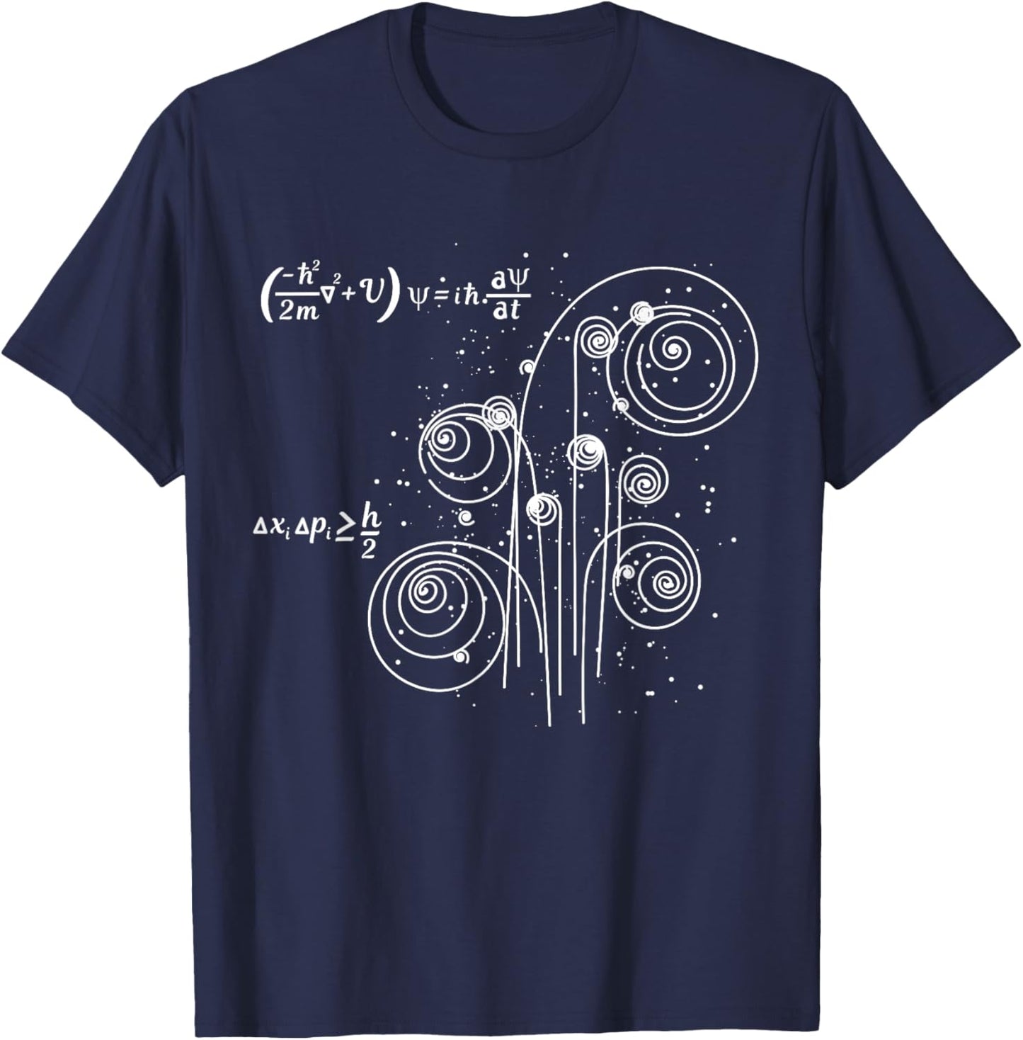 Boson Quantum Mechanism Theory of God Particles Science T-Shirt - T-Shirt | Navy
