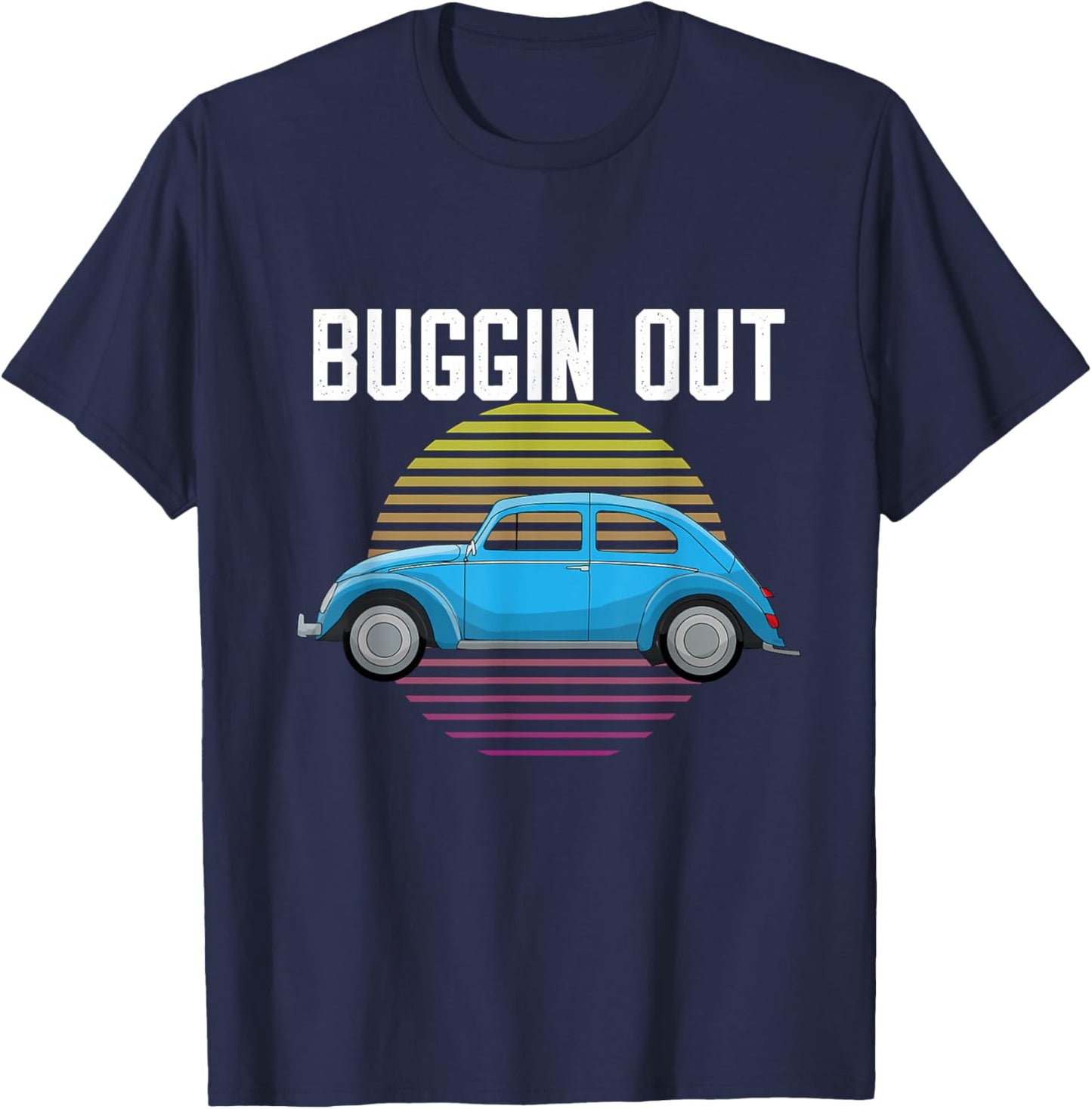 Buggin Out Car T-Shirt - T-Shirt | Navy