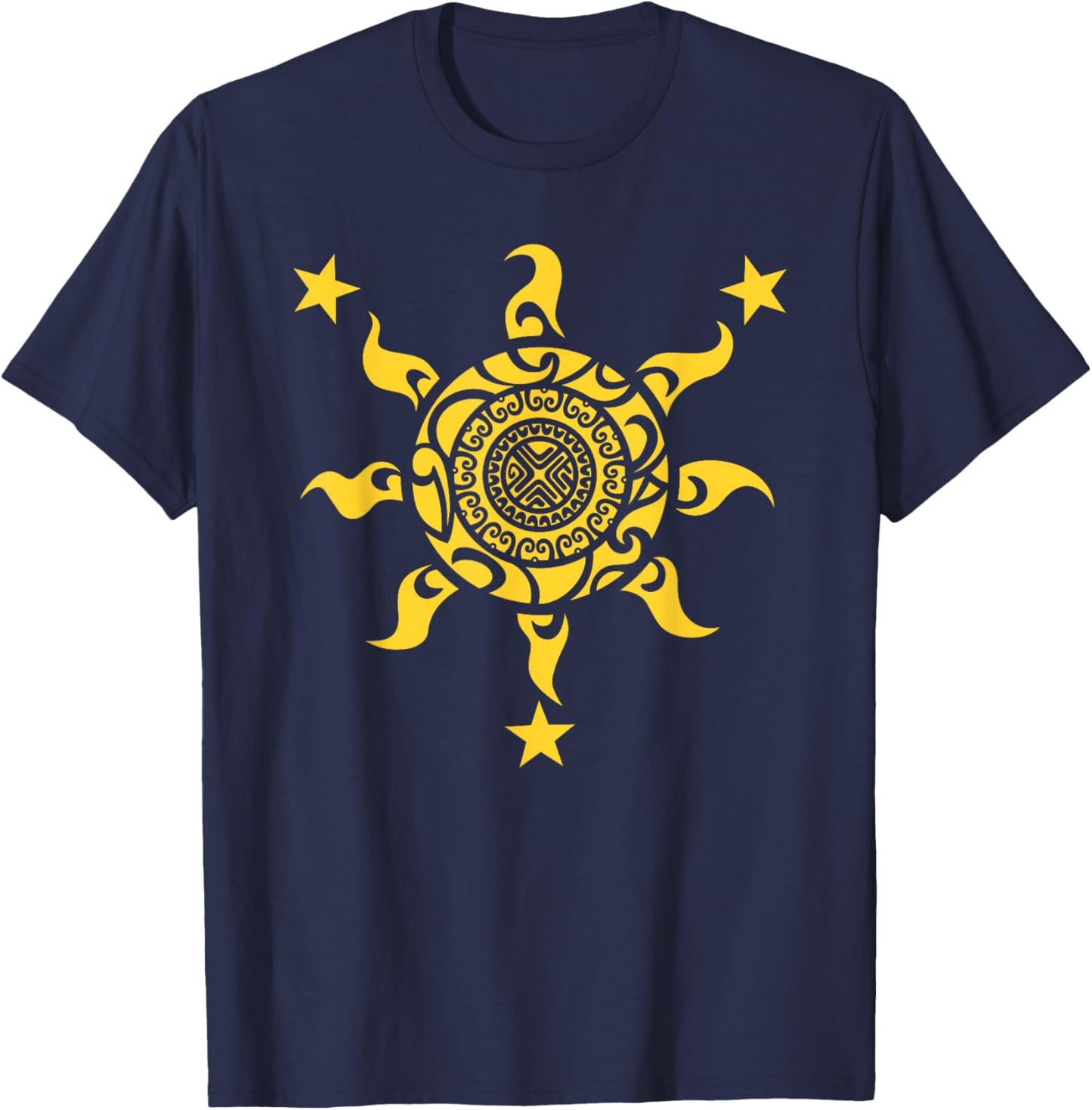Filipino Flag Philippine Flag Filipino Tribal Graphic Shirt T-Shirt - T-Shirt | Navy