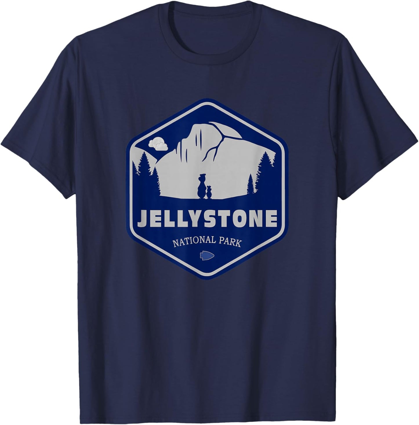 Jellystone National Park | Funny Classic Cartoon T-Shirt - T-Shirt | Navy