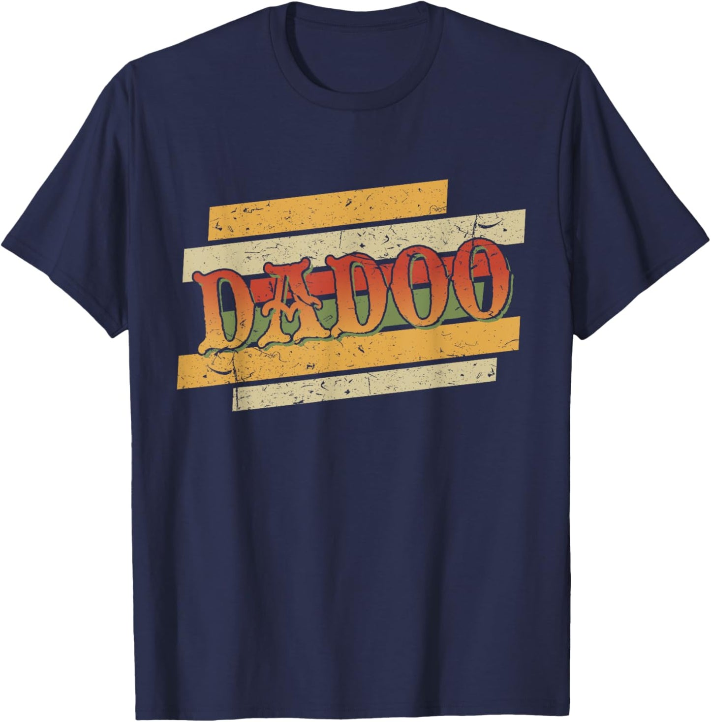 Funny DADOO Retro Vintage Stepdad Stepfather T-Shirt - T-Shirt | Navy