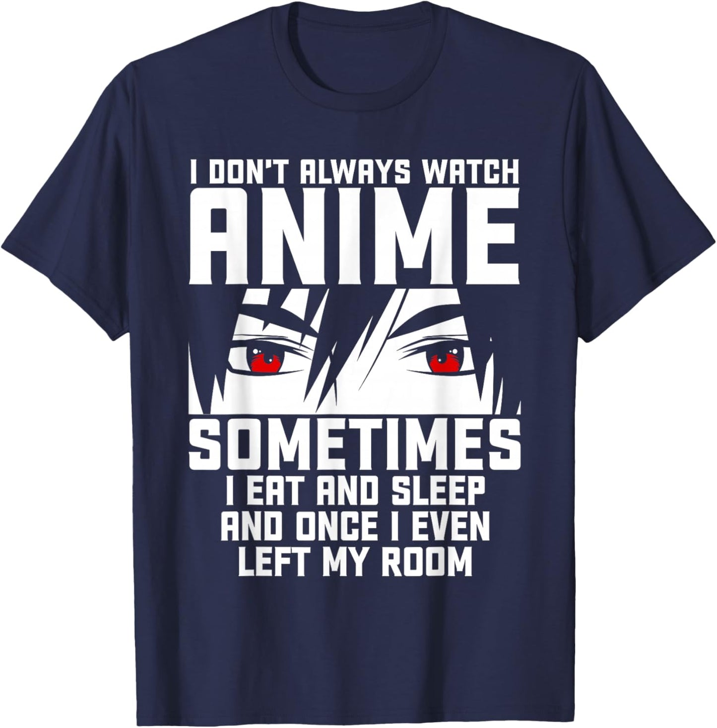 Anime Art Women Teen Girls Anime Merch Anime Lovers Small T-Shirt - T-Shirt | Navy