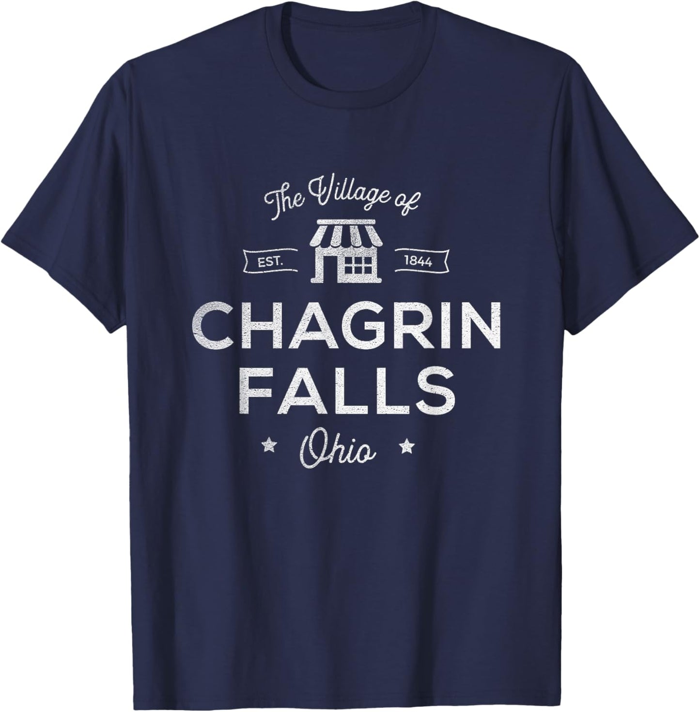 Chagrin Falls Ohio T-Shirt - T-Shirt | Navy