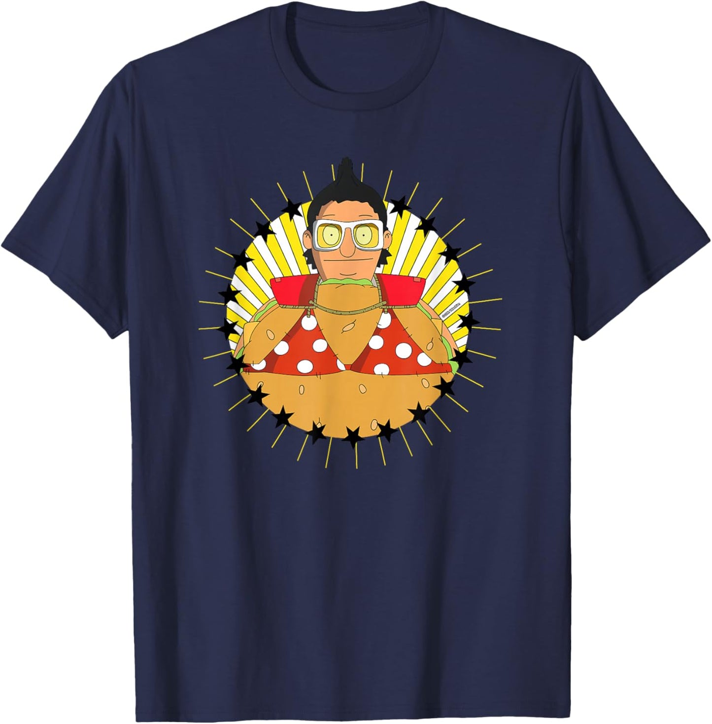 The Bob’s Burgers Movie Gene Belcher T-Shirt - T-Shirt | Navy
