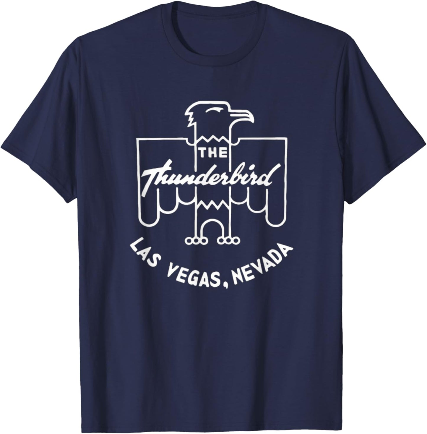 Thunderbird Las Vegas Hotel Casino Retro Vintage T-Shirt - T-Shirt | Navy