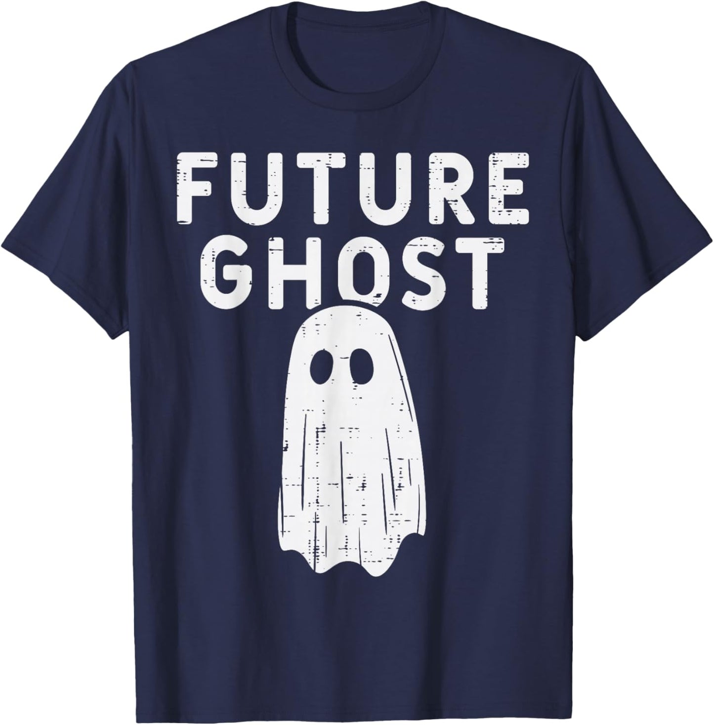 Future Ghost Funny Happy Halloween Costume Men Women Kids T-Shirt - T-Shirt | Navy