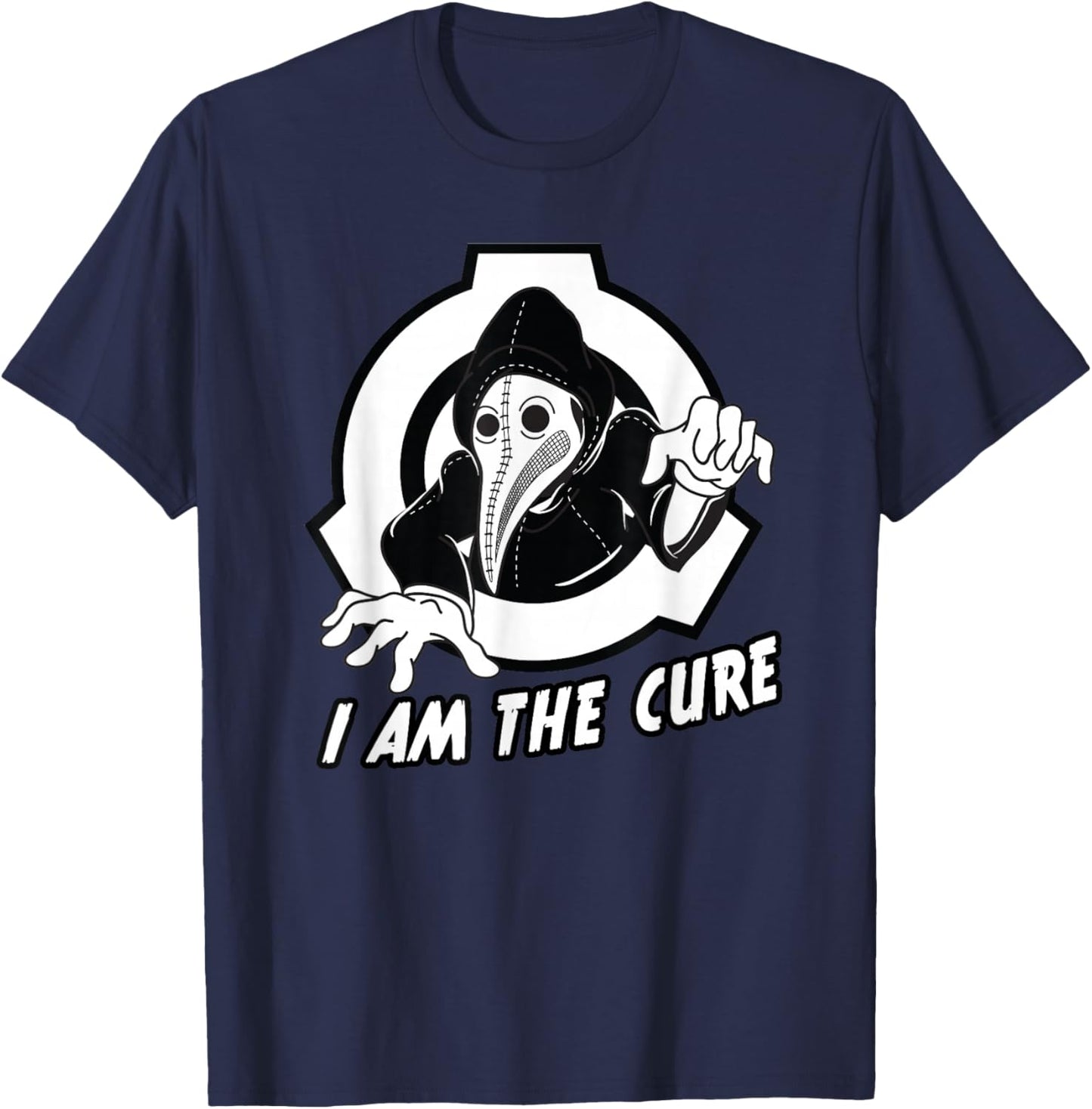 SCP Foundation SCP-049 Plague doctor T-Shirt - T-Shirt | Navy