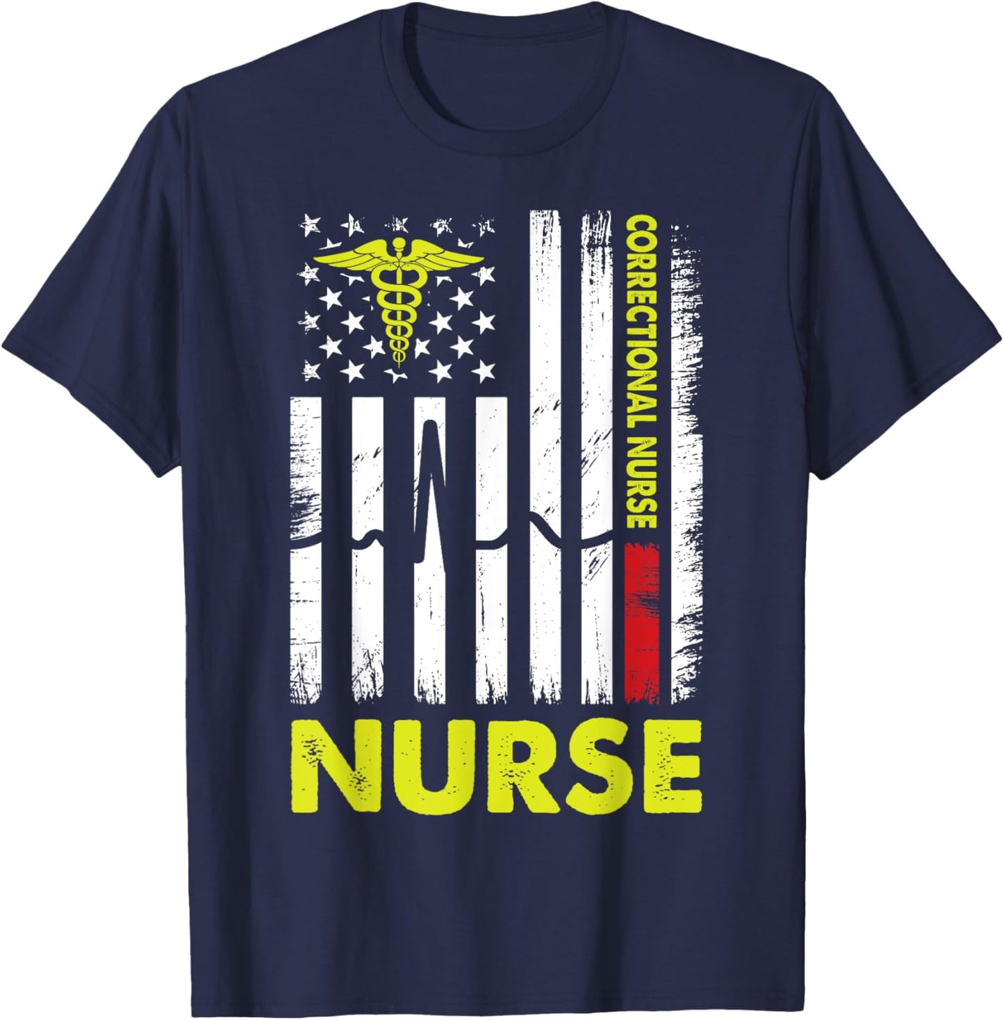 Correctional Nurse T-Shirt - T-Shirt | Navy