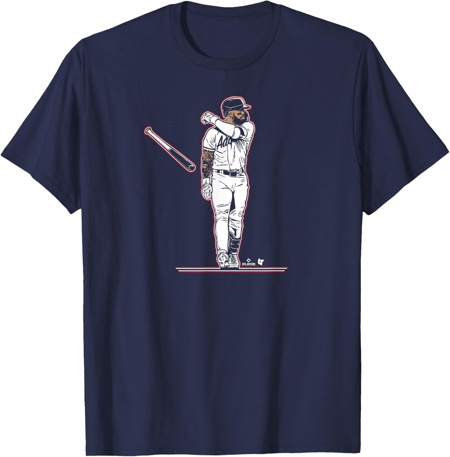 Adolis Flippin' García - Texas Baseball T-Shirt - T-Shirt | Navy