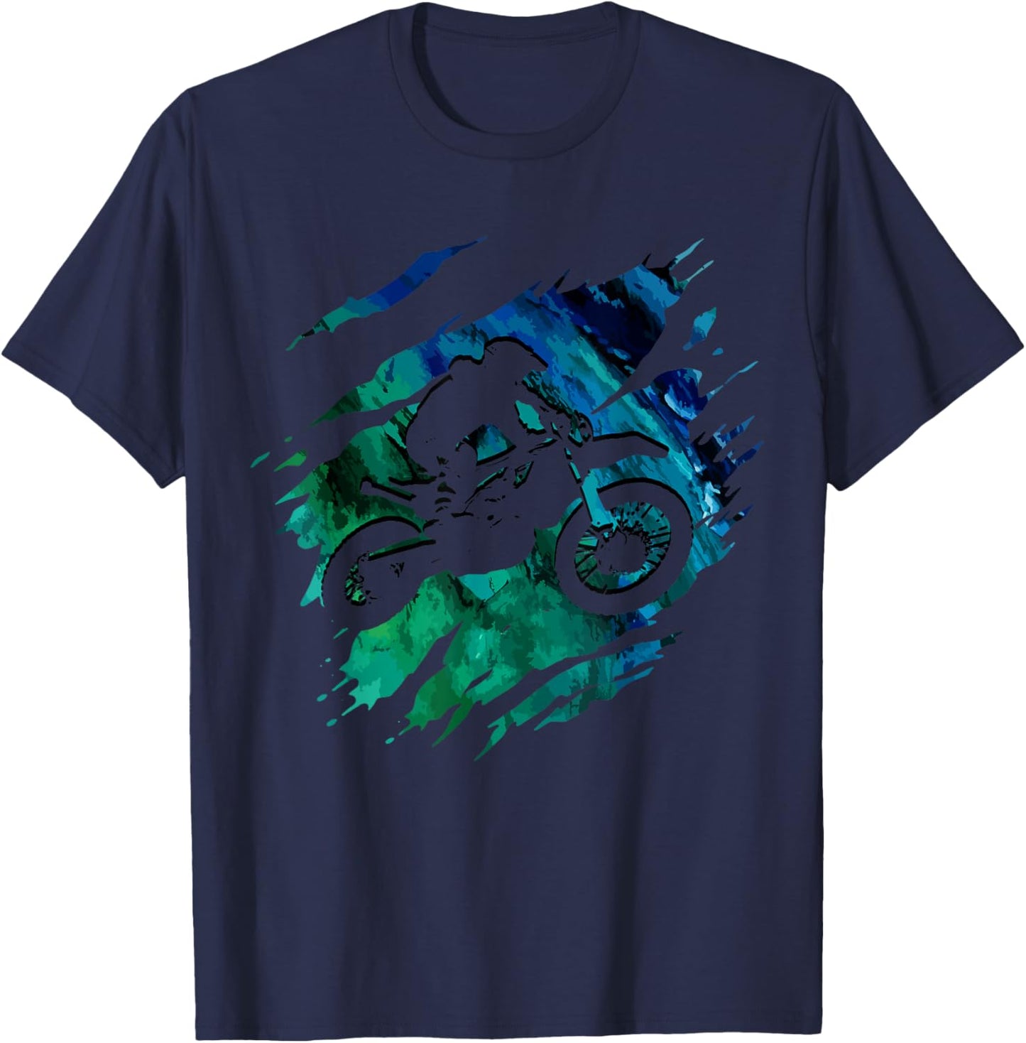 Motocross Enduro Dirt Bike MX Motorcycle MX T-Shirt - T-Shirt | Navy