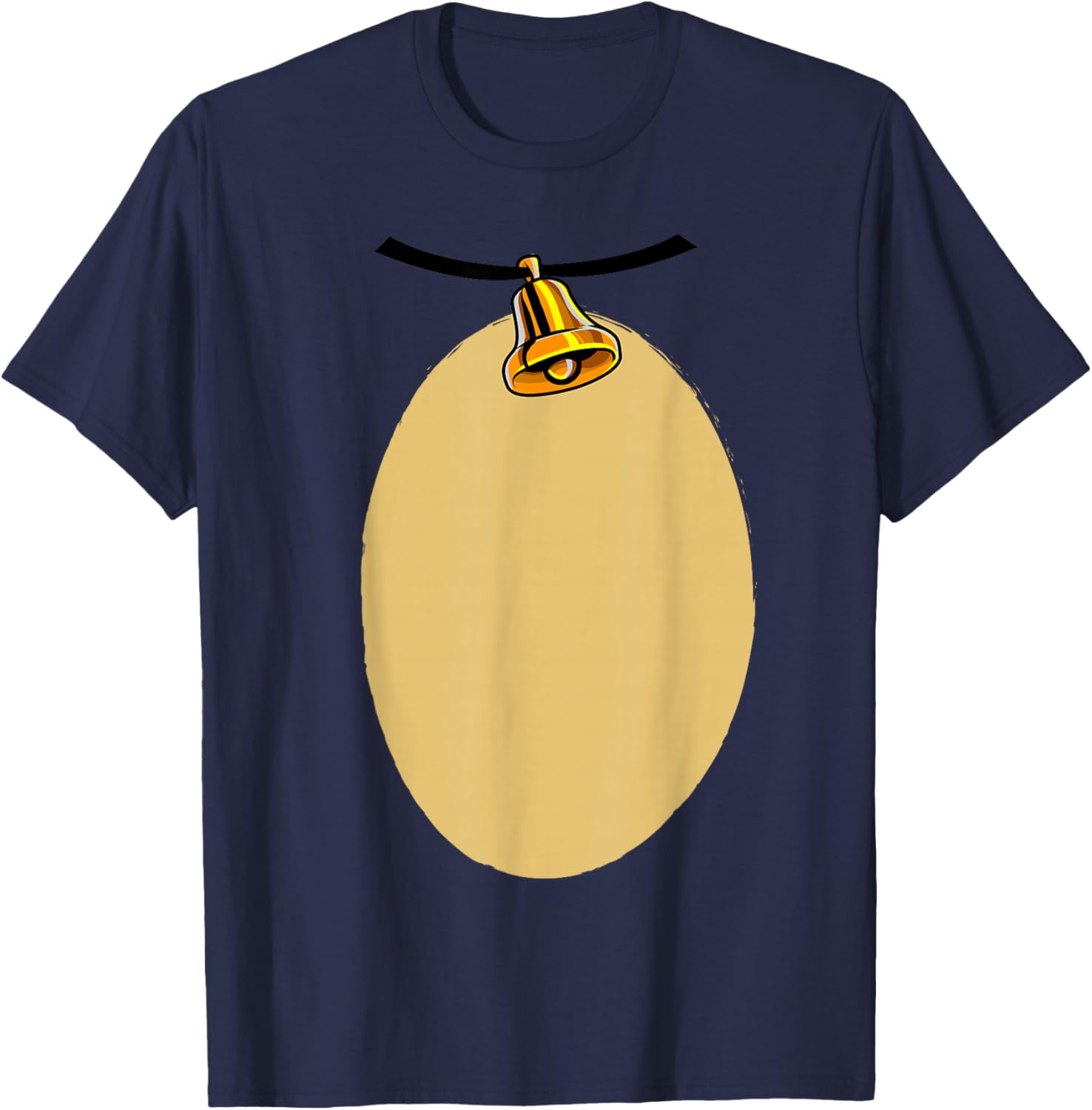 Reindeer Belly Costume Christmas Deer DIY Women Men Kids T-Shirt - T-Shirt | Navy