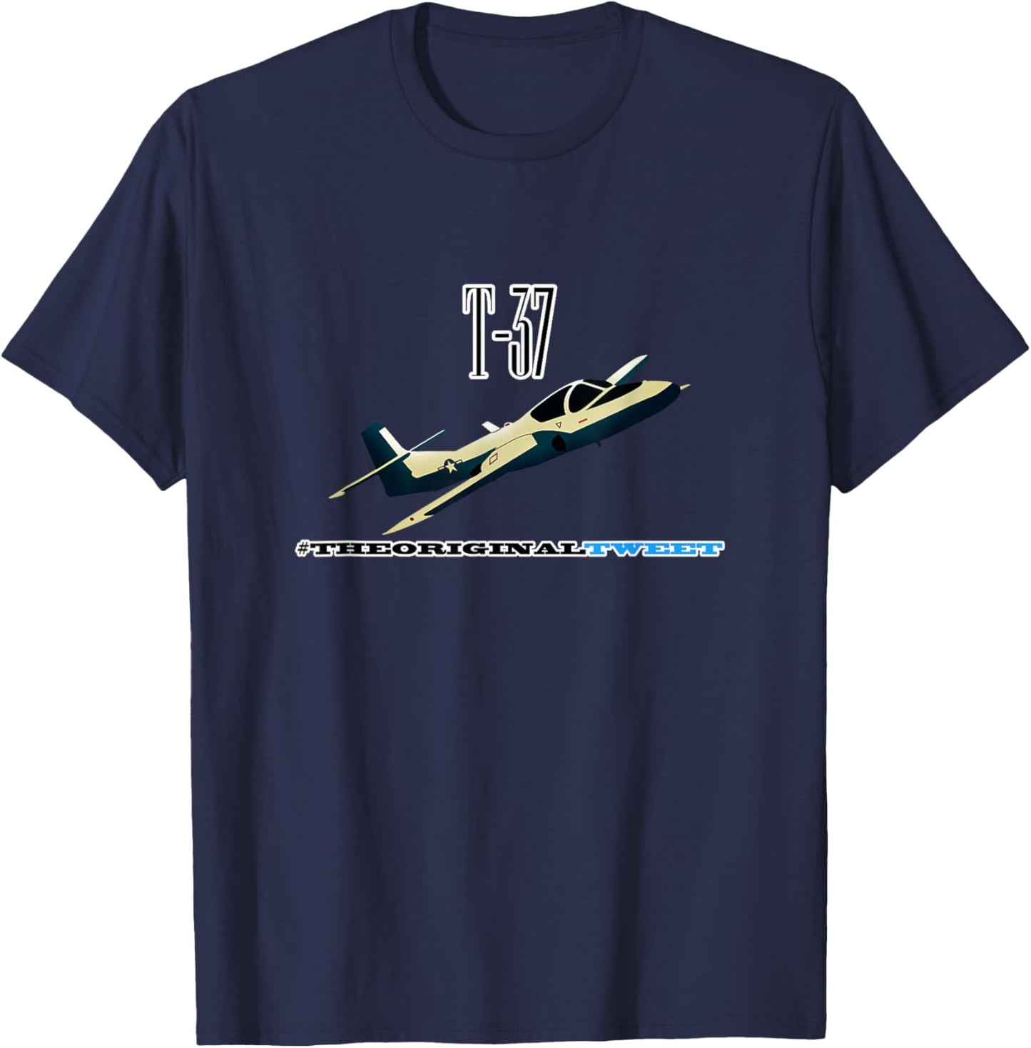MAF Swag T-37, The Original Tweet -Adults Black Cotton Polyester T-Shirt - T-Shirt | Navy