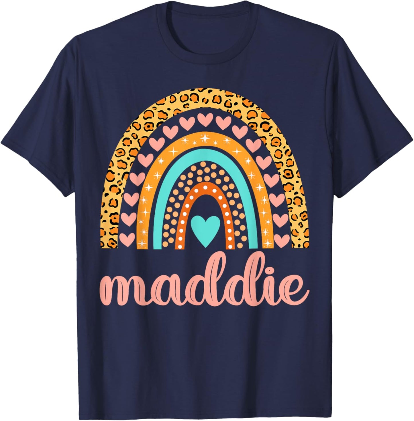 Maddie Maddie Name Birthday Shirt Gift T-Shirt - T-Shirt | Navy