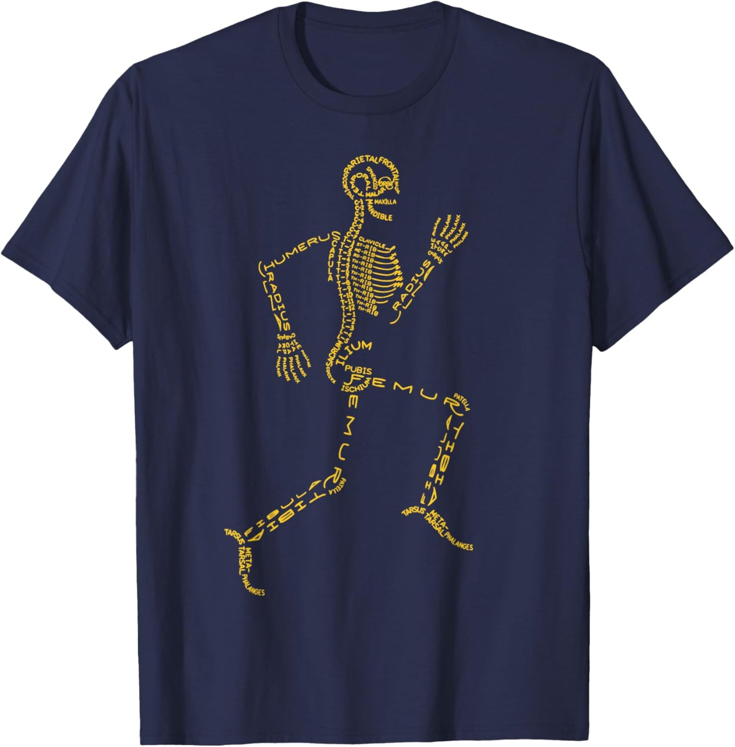 Anatomical Skeleton | Orthopedic Surgeon T-Shirt - T-Shirt | Navy