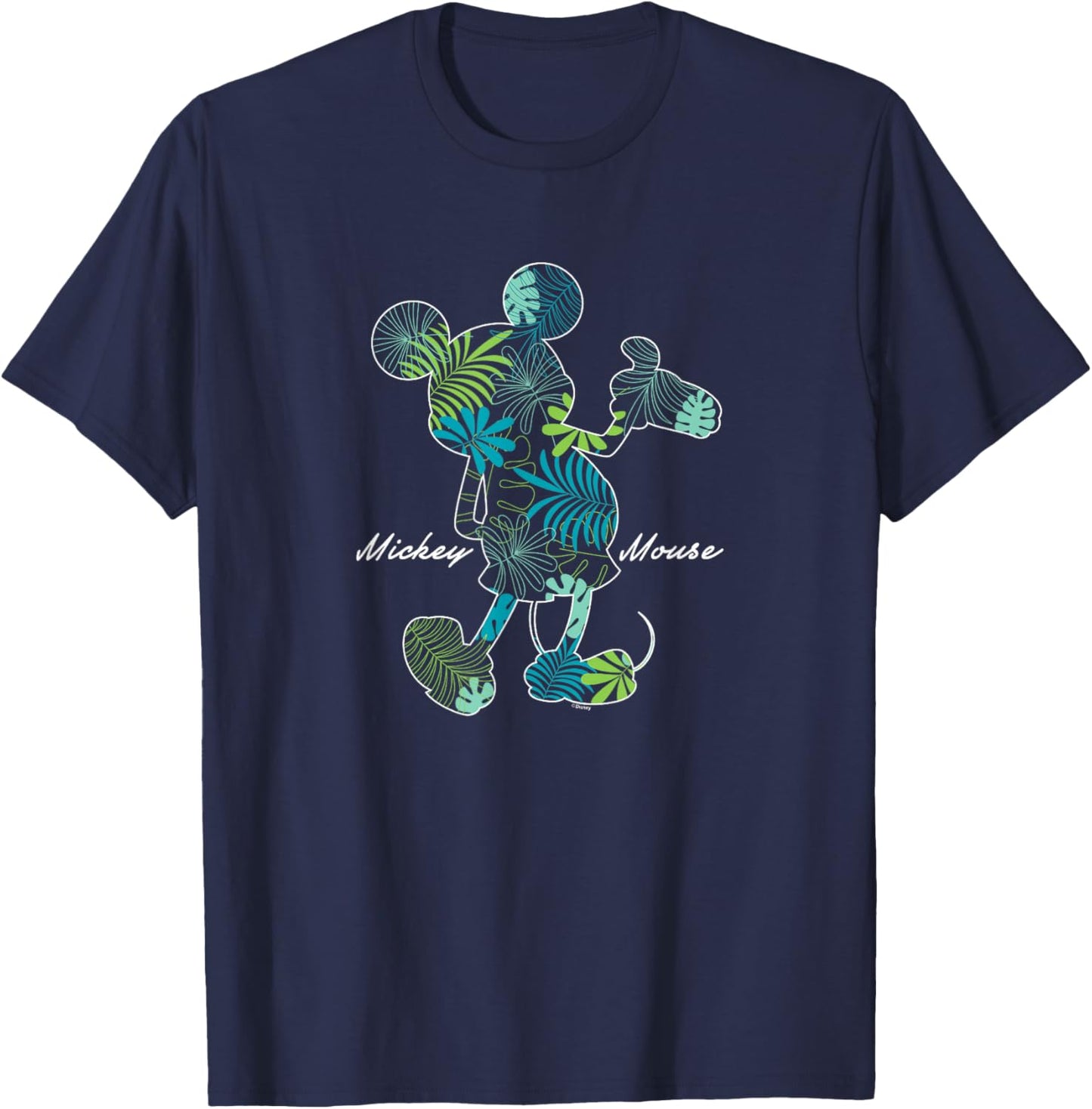 Mickey Mouse - Tropical Mickey T-Shirt - T-Shirt | Navy
