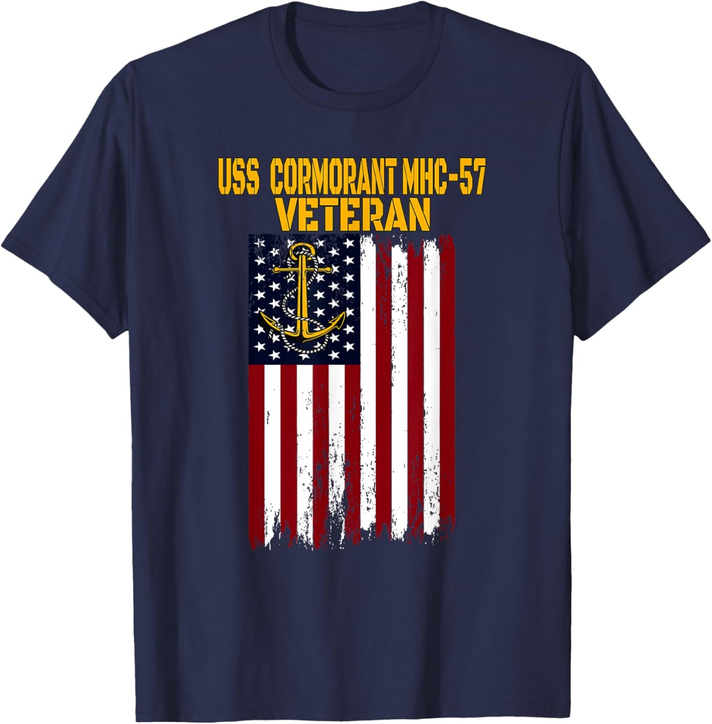USS Cormorant MHC-57 Coastal Minehunters Veterans Day T-Shirt - T-Shirt | Navy