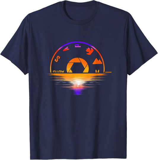 Photographer Camera Design Photography Lover Photographing T-Shirt - T-Shirt | Navy