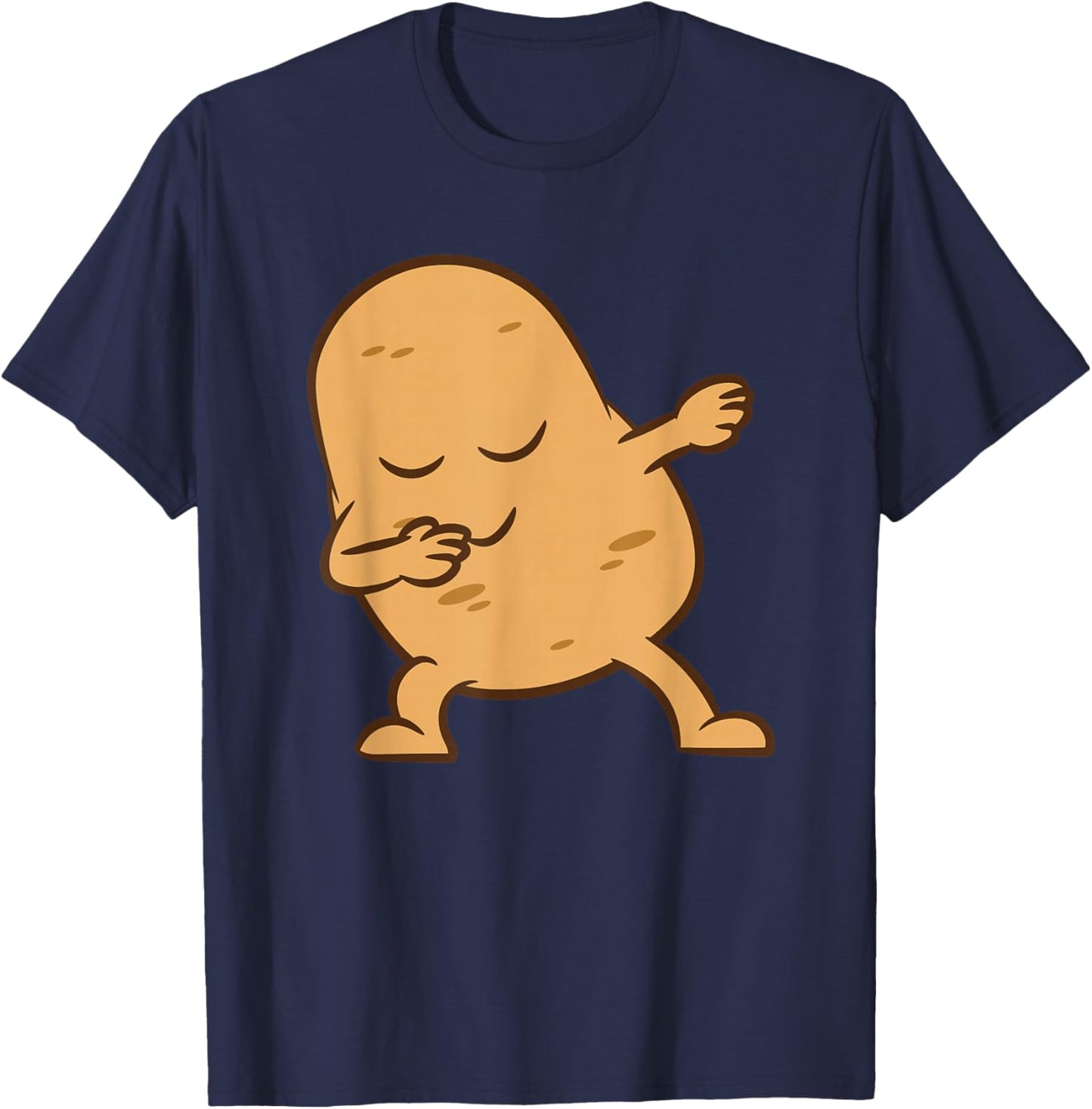 Potato Dabbing Potato Vegetable Love Potatoes T-Shirt - T-Shirt | Navy