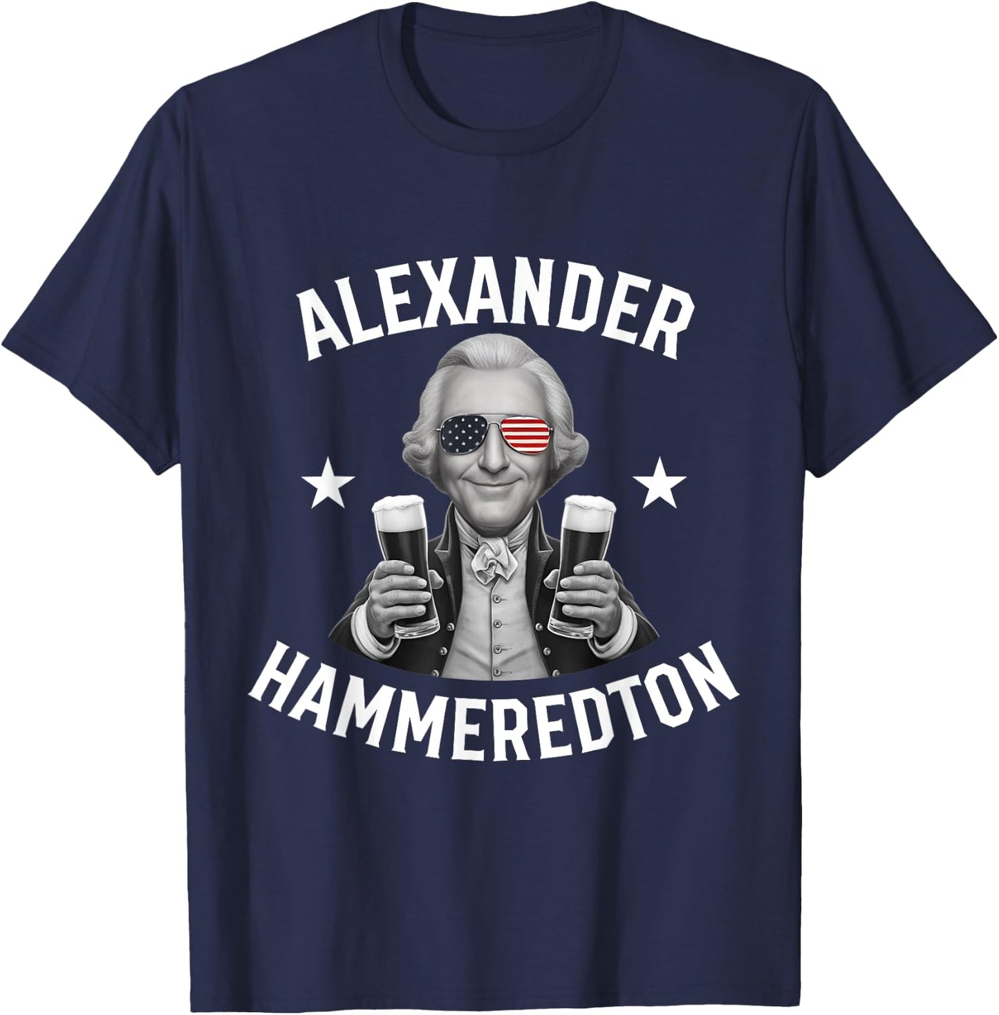 Alexander Hammeredton Funny Alexander Hammeredton Patriotic Men T-Shirt - T-Shirt | Navy