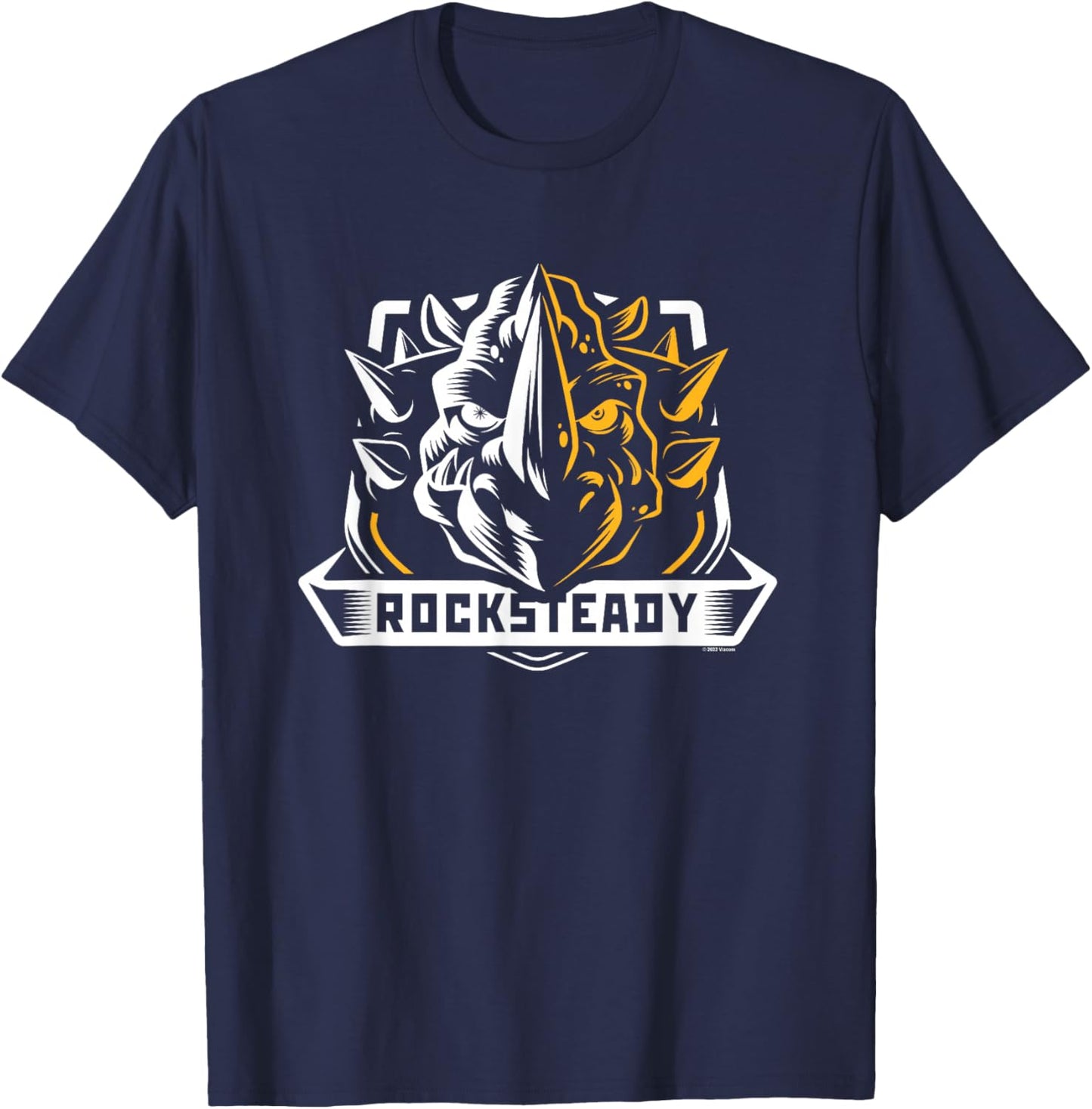 Teenage Mutant Ninja Turtles Rocksteady T-Shirt - T-Shirt | Navy
