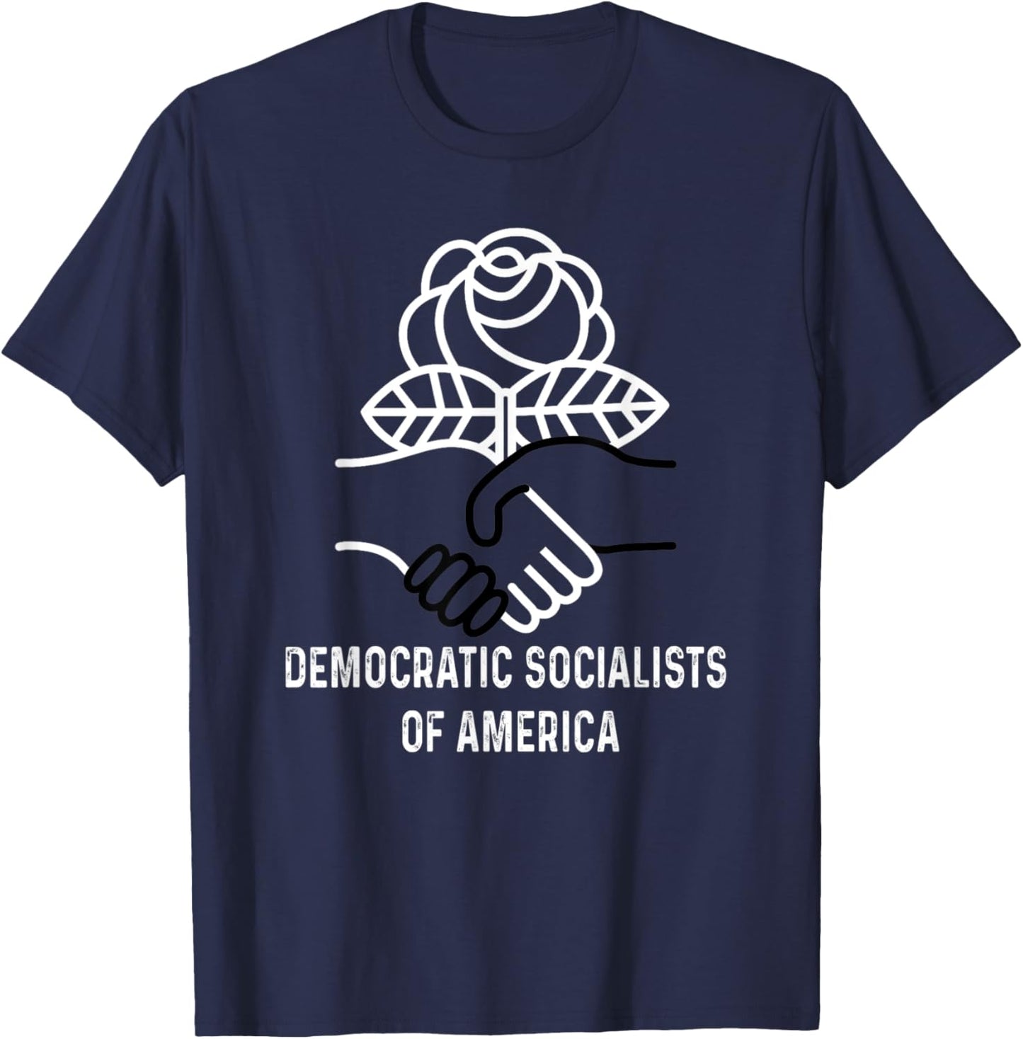 Democratic Socialists of America T-Shirt - T-Shirt | Navy