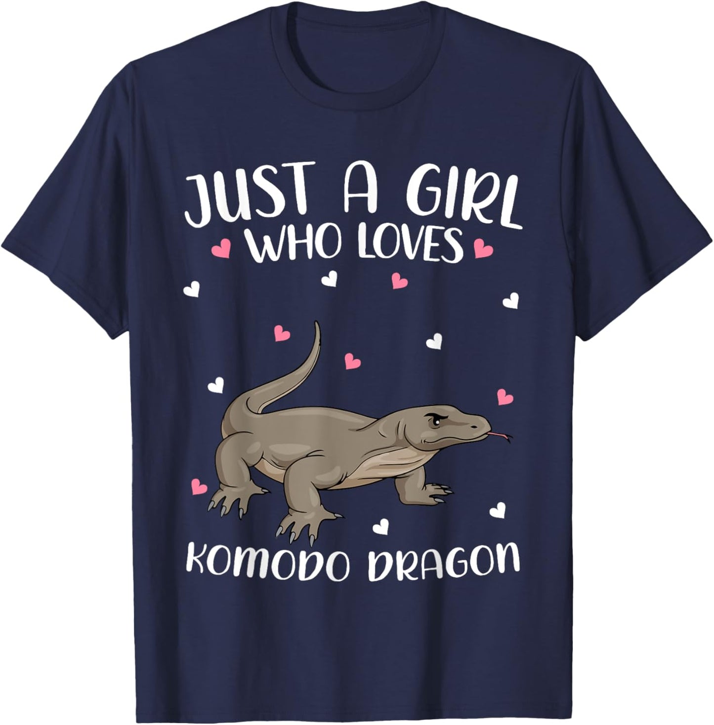 Just a girl who loves Komodo kite for children T-Shirt - T-Shirt | Navy
